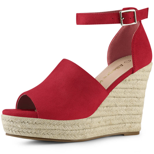 Women's Espadrilles Platform Heels Wedges Sandals