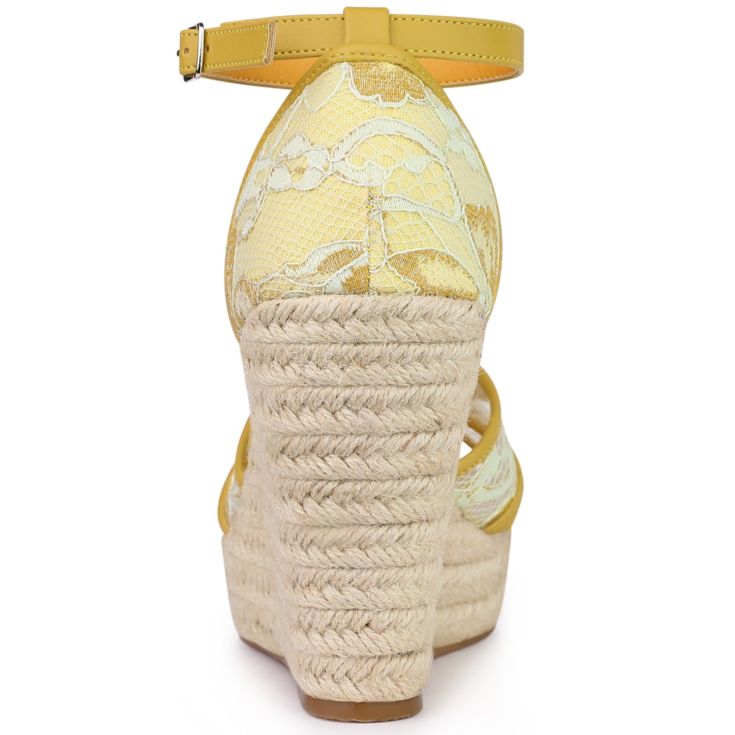 Women's Ankle Strap Espadrille Wedge Heel Sandals