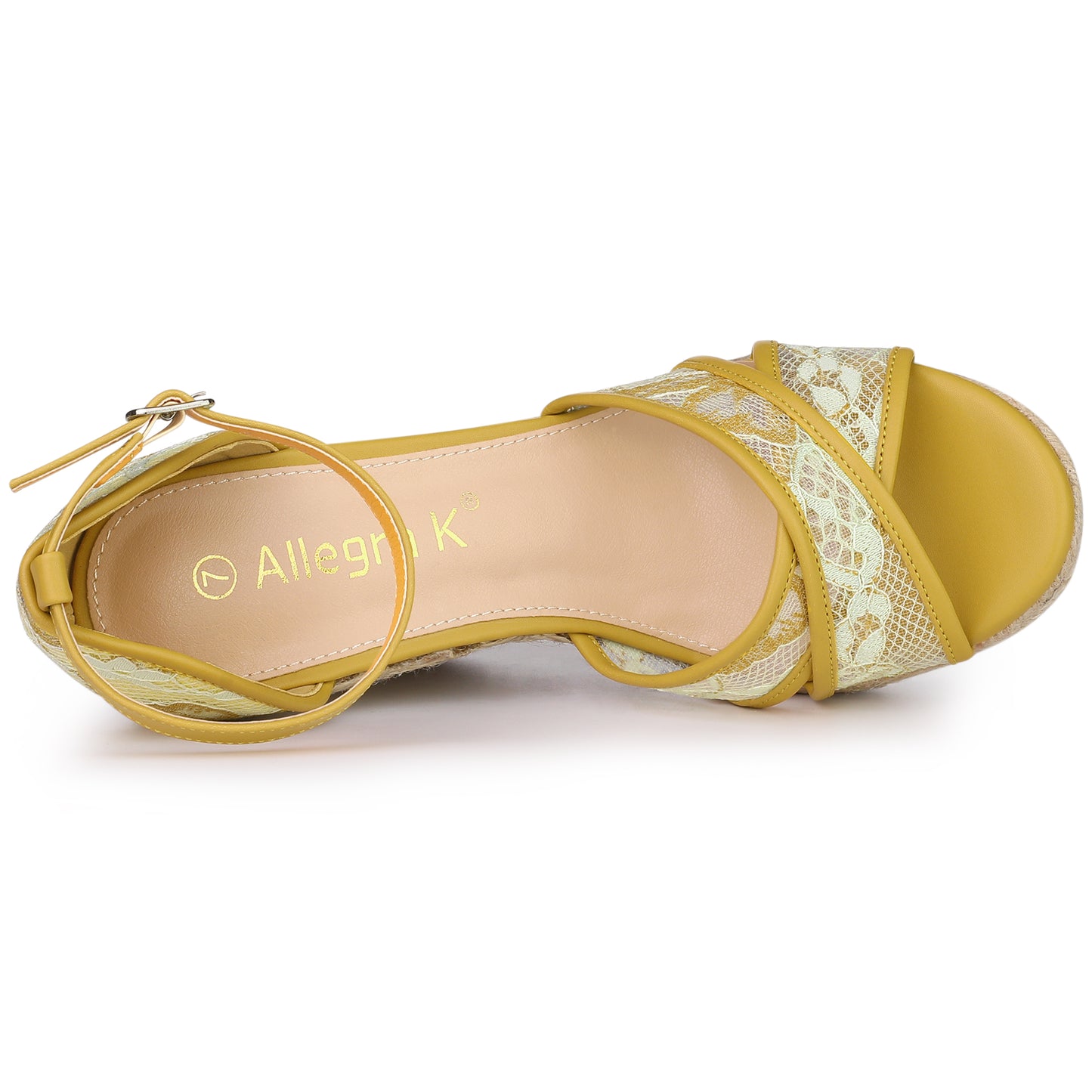 Women's Ankle Strap Espadrille Wedge Heel Sandals