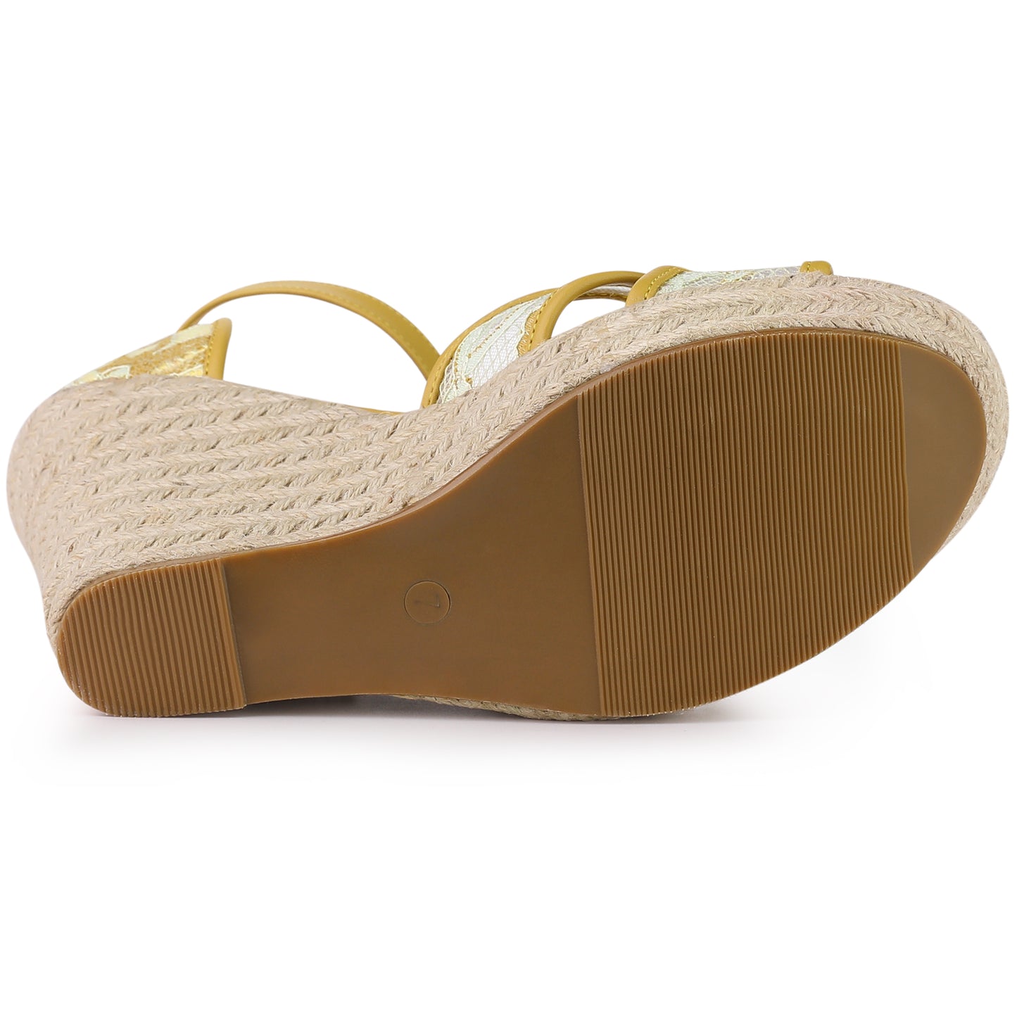 Women's Ankle Strap Espadrille Wedge Heel Sandals