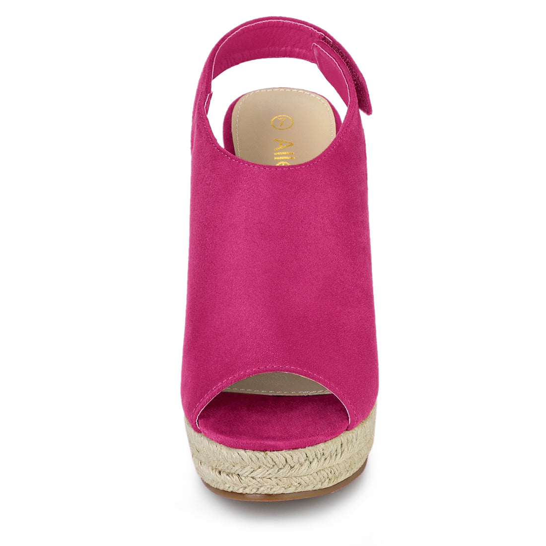 Sandalias de cuña con plataforma y tacón de alpargatas para mujer