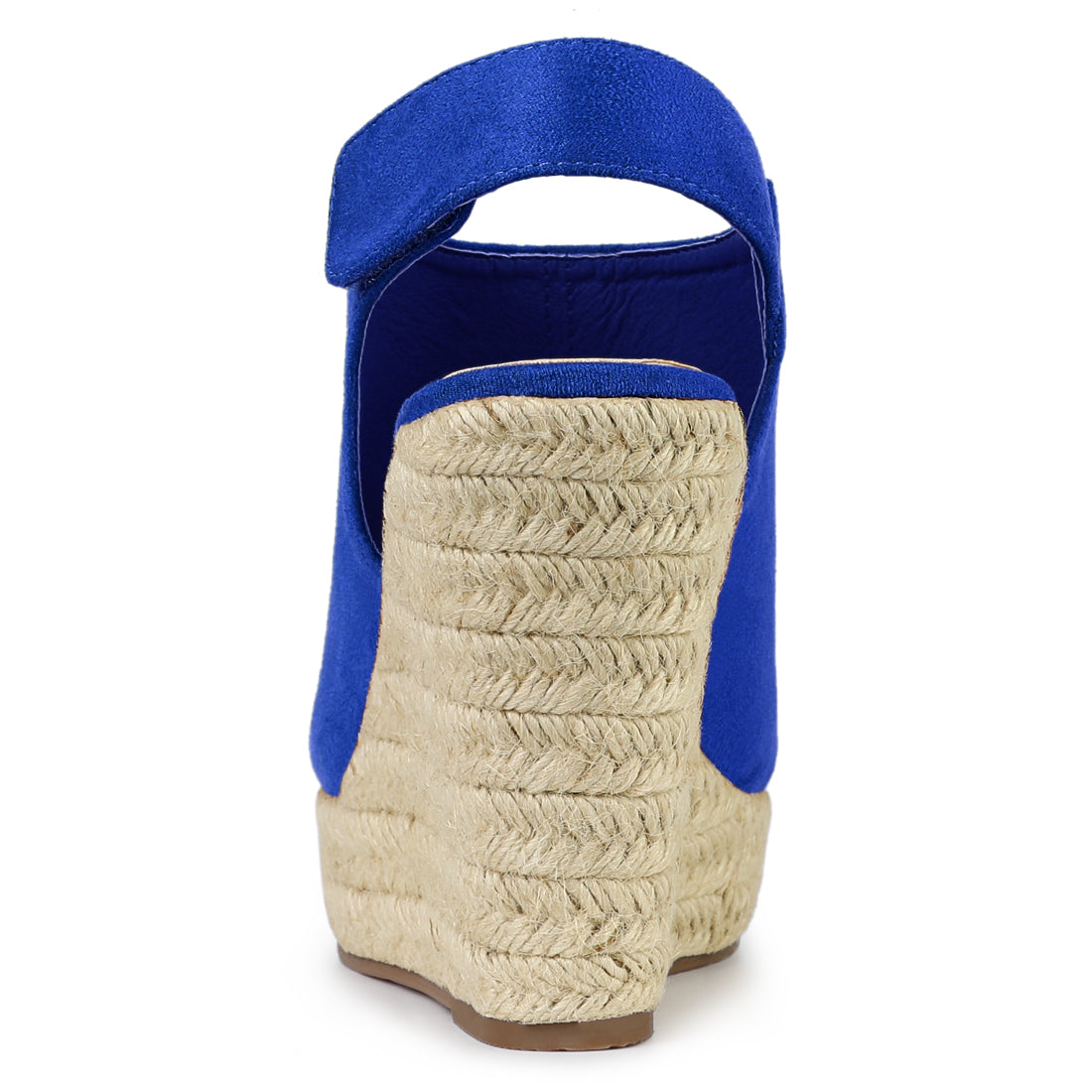 Sandalias de cuña con plataforma y tacón de alpargatas para mujer