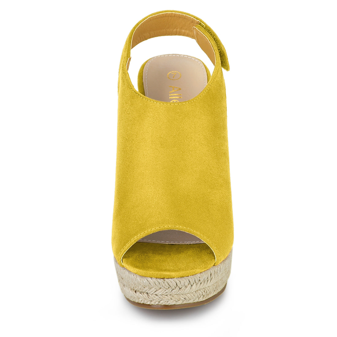 Sandalias de cuña con plataforma y tacón de alpargatas para mujer