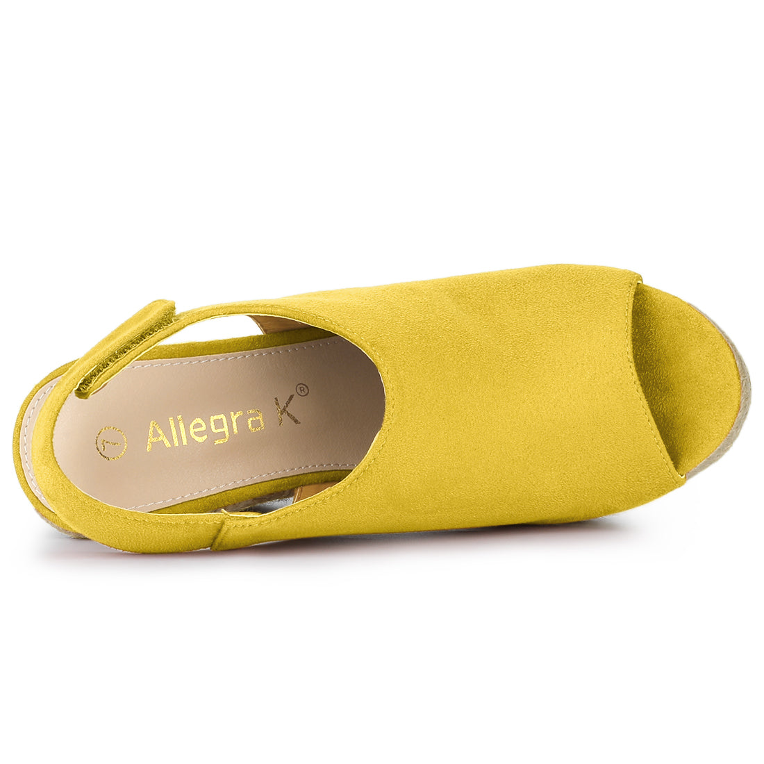 Sandalias de cuña con plataforma y tacón de alpargatas para mujer