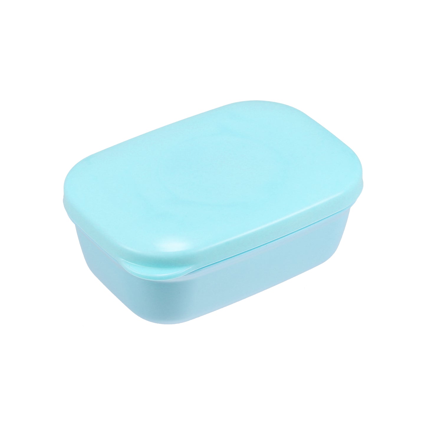 Plastic Soap Dish Soap Storage Box for Home Bathroom Kitchen Blue