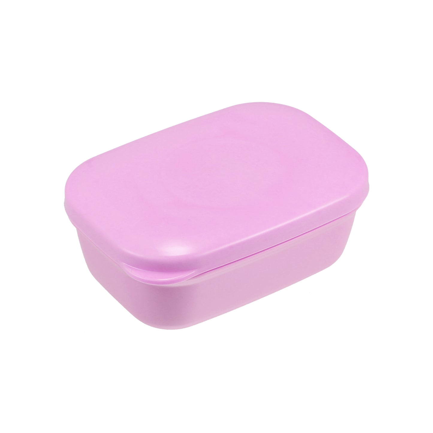Jabonera de plástico, caja de almacenamiento de jabón para el hogar, baño, cocina, color rosa