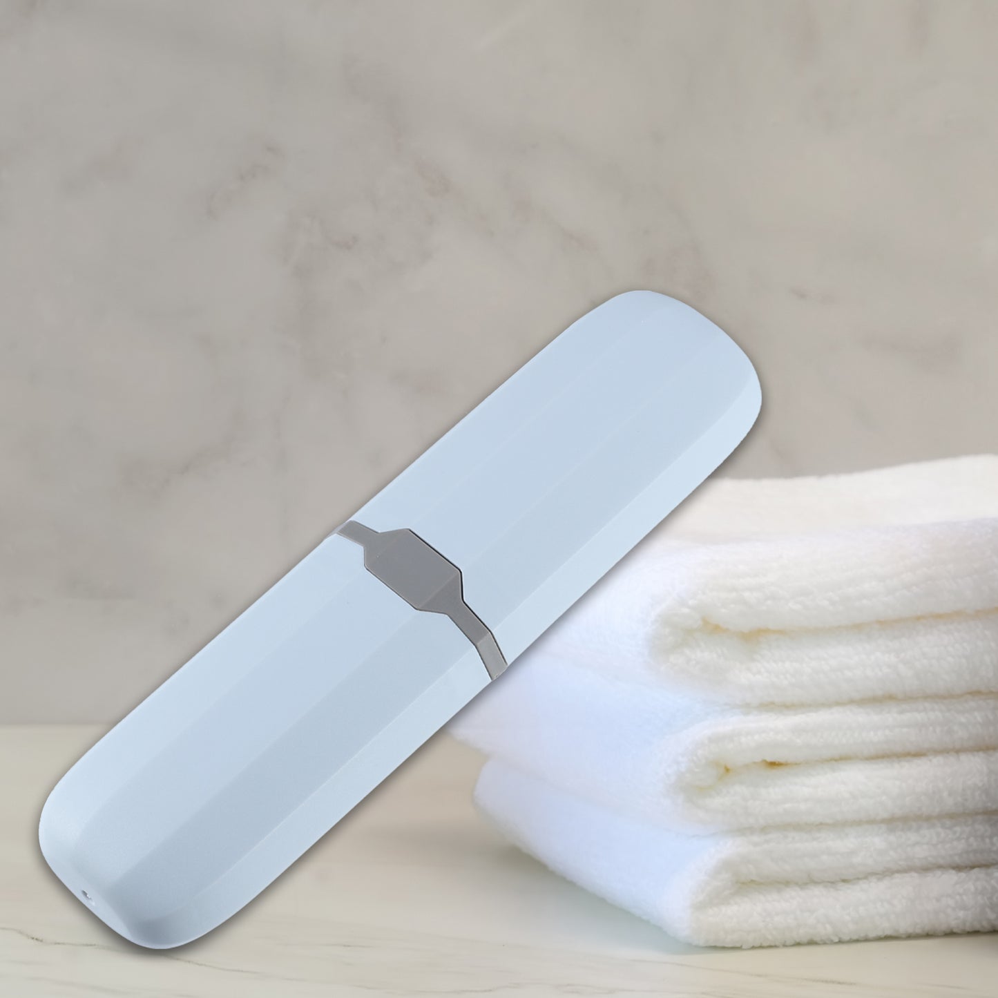 Plastic Toothbrush Case, Traveling Toothbrush Holders Case, 7.87"x2.17" Blue