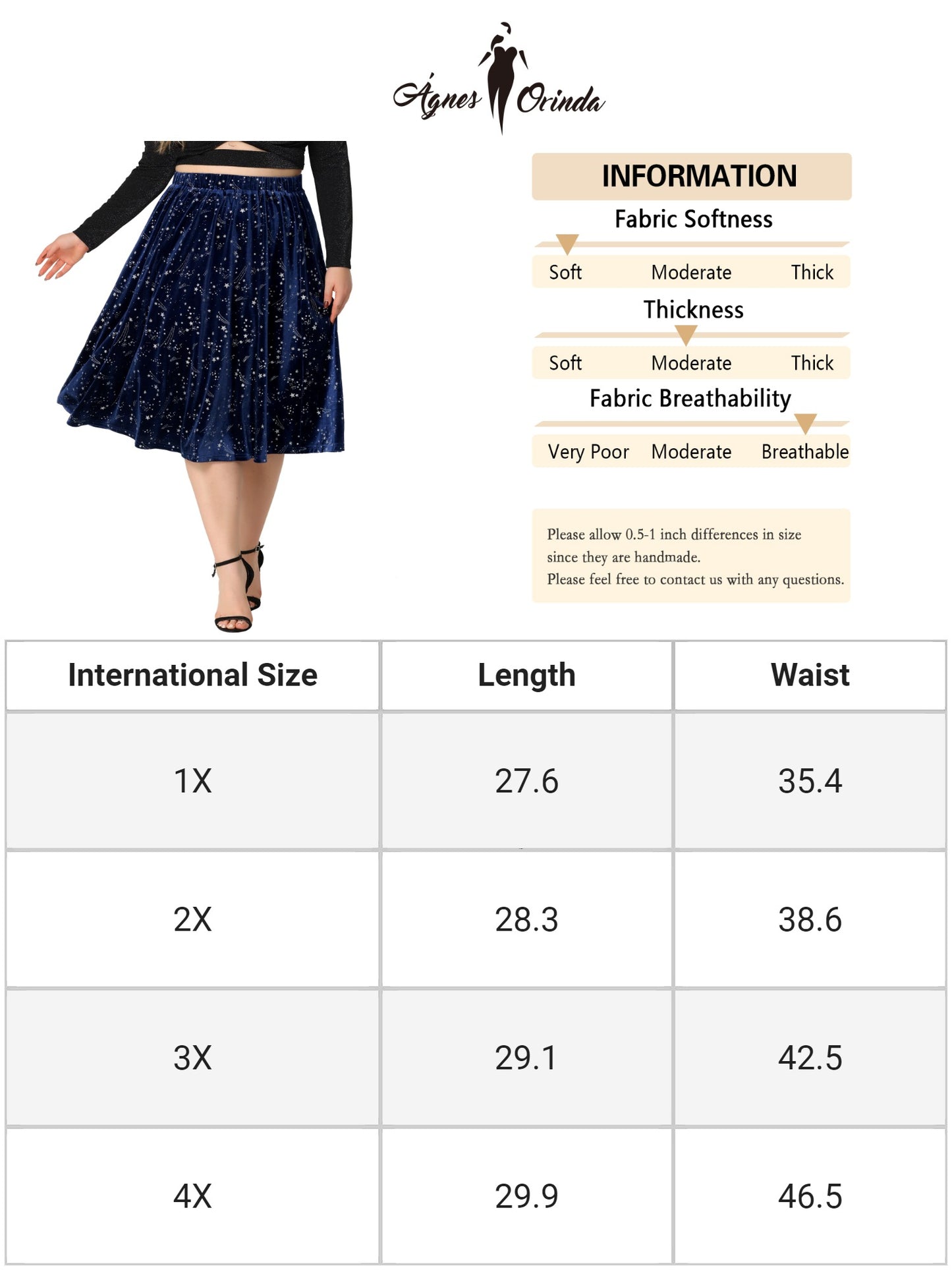 Faldas de terciopelo de talla grande para mujer, elegantes, hasta la rodilla, con lentejuelas y vuelo