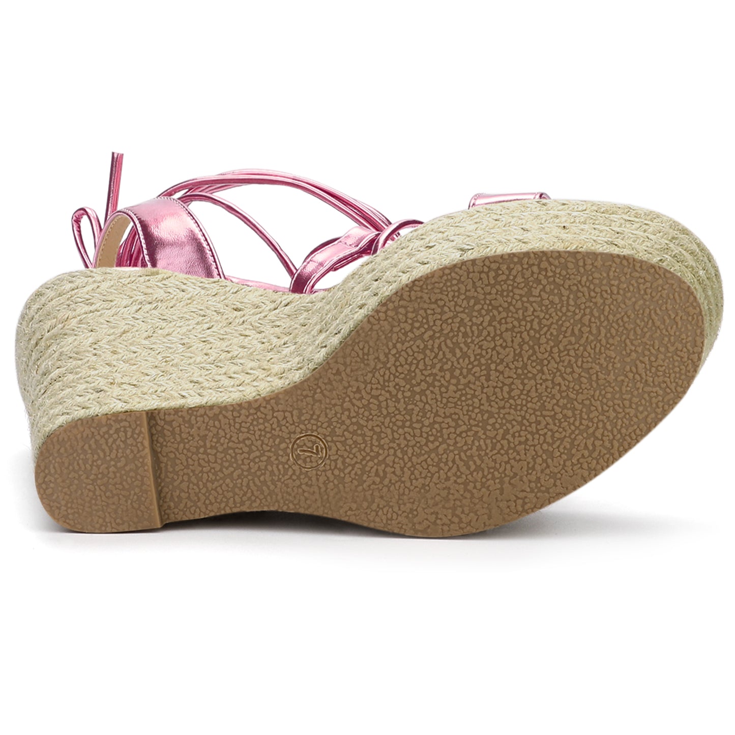 Women's Espadrilles Platform Wedges Heel Lace Up Sandals