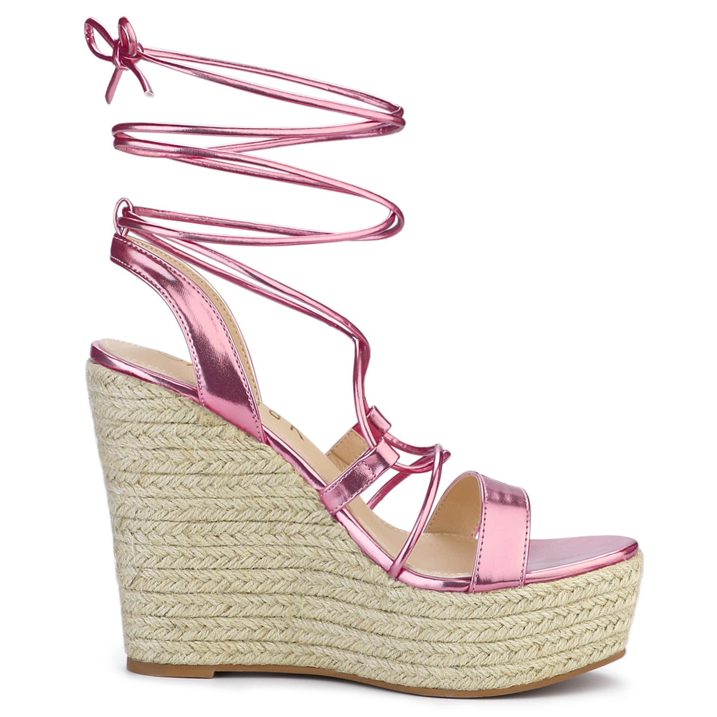 Women's Espadrilles Platform Wedges Heel Lace Up Sandals