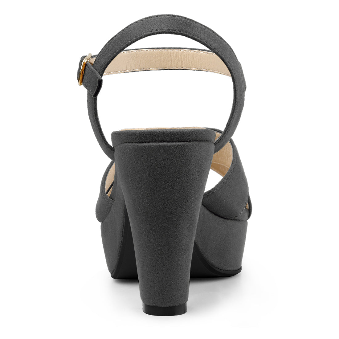 Women's Platform Chunky Heel Slingback Sandals