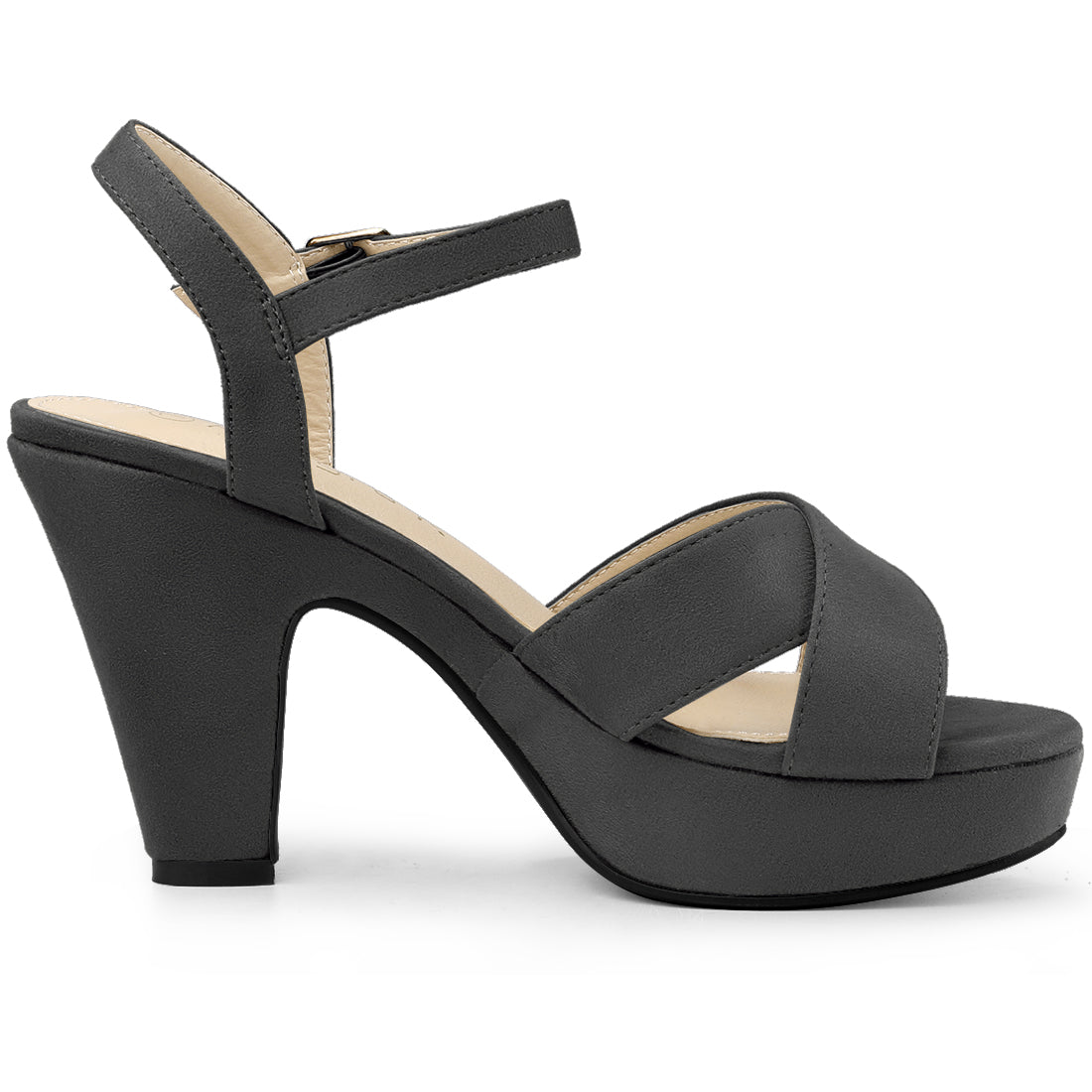 Women's Platform Chunky Heel Slingback Sandals