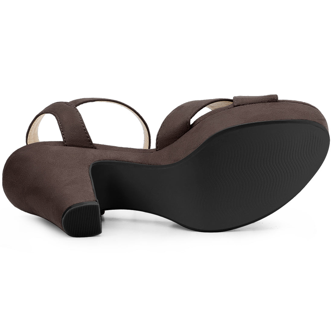 Women's Platform Chunky Heel Slingback Sandals