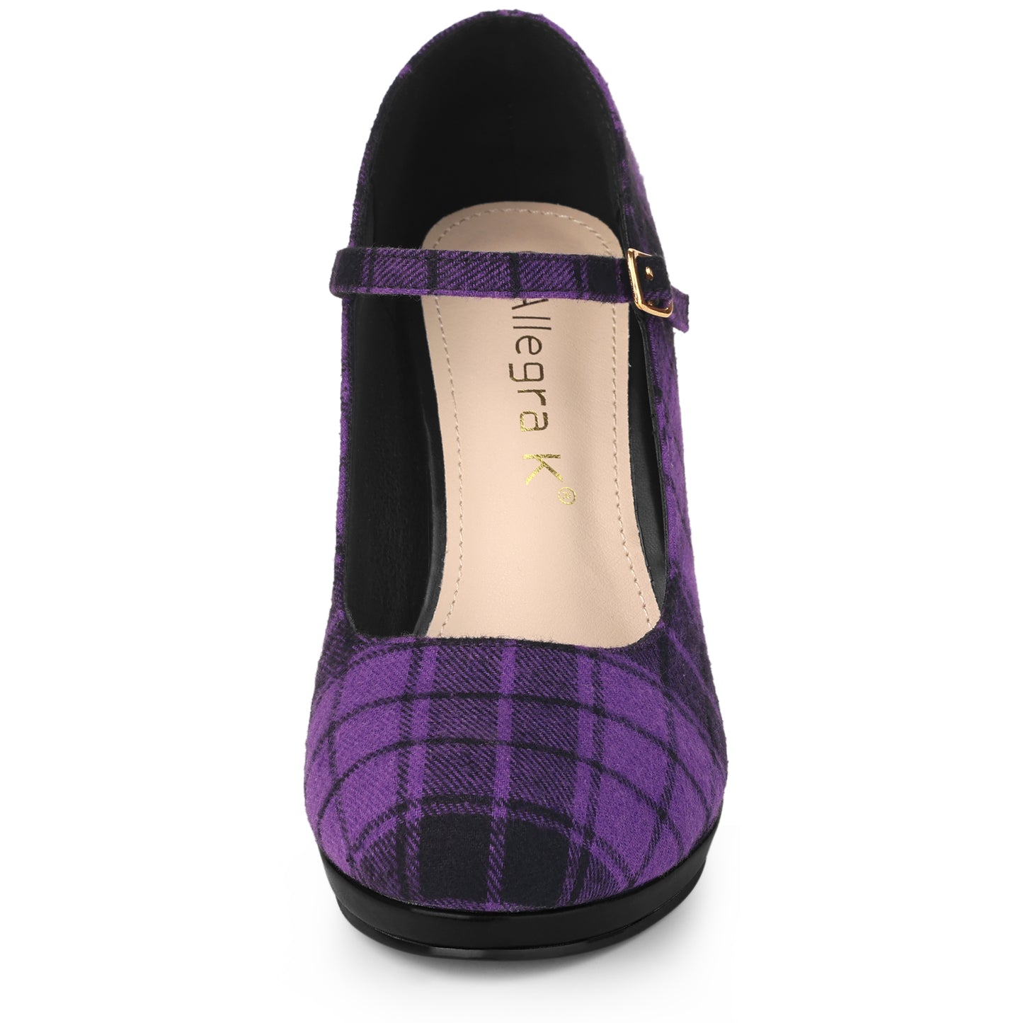 Zapatos Mary Jane con plataforma y tacón de aguja de pata de gallo para mujer