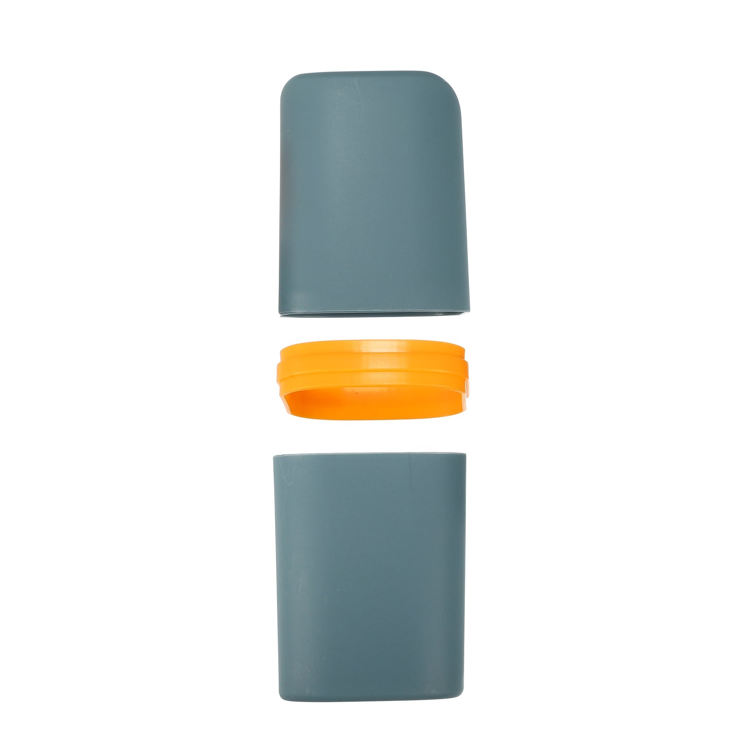 Toothbrush Case Traveling Toothbrush Holders, 7.87"x2.95"x2.17" Gray Blue