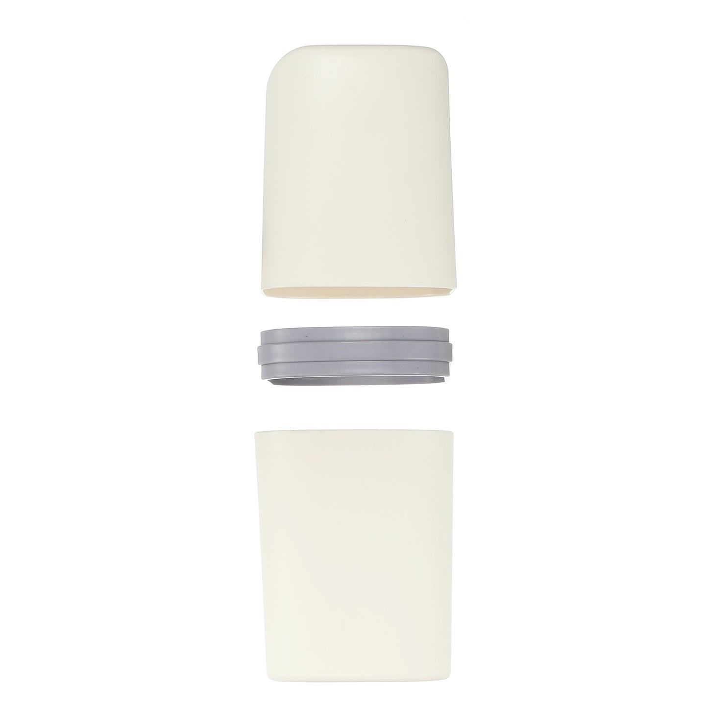 Toothbrush Case Traveling Toothbrush Holders, 7.87"x2.95"x2.17" White