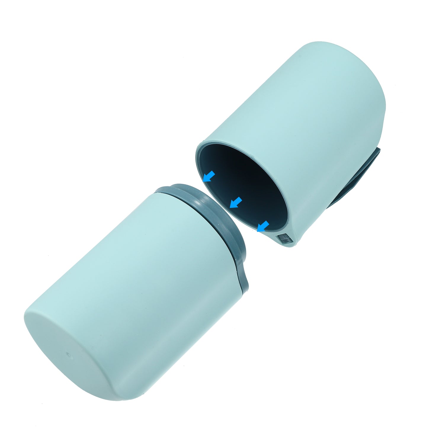 Toothbrush Case, Traveling Toothbrush Holders Case 8.27"x2.76"x3.15" Sky Blue