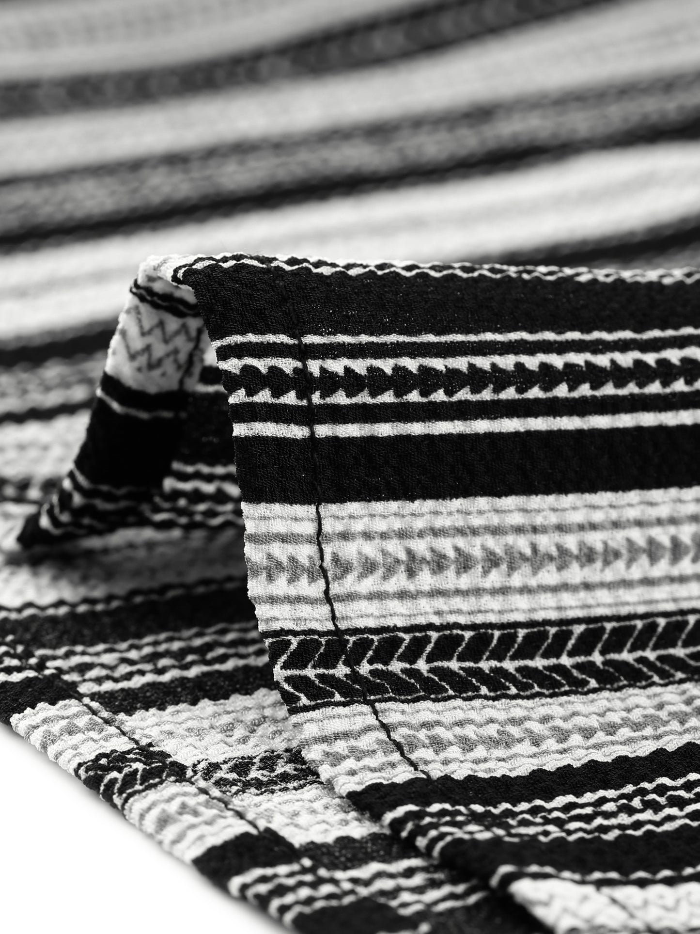Women Plus Size Palazzo Pants Stripe Boho Wide Leg Paper Bag Pants Beach Casual Summer