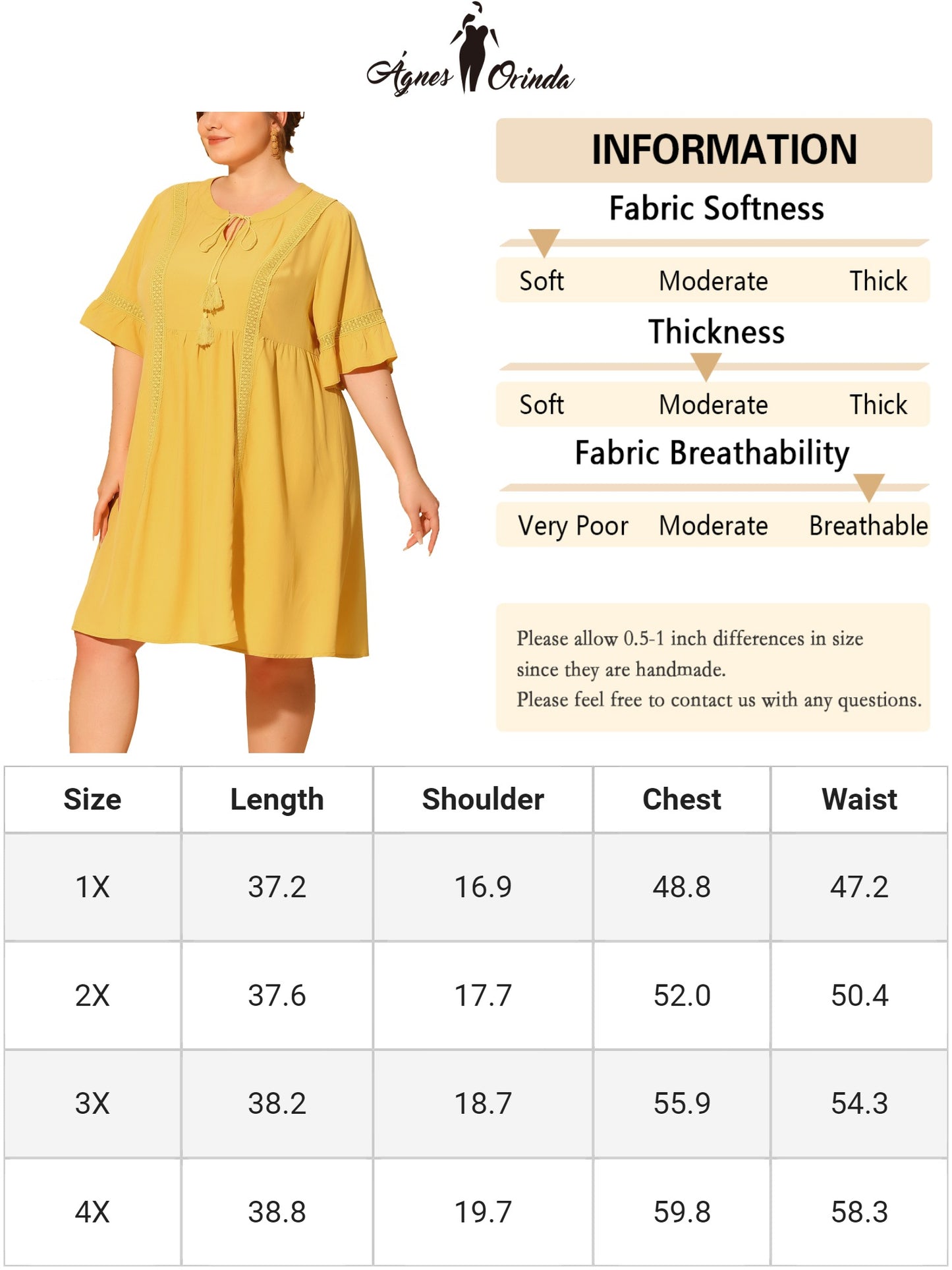 Women Plus Size Boho Dress Ruffle Short Sleeve Lace Insert V Neck Tassel Bohemian Mini Dress