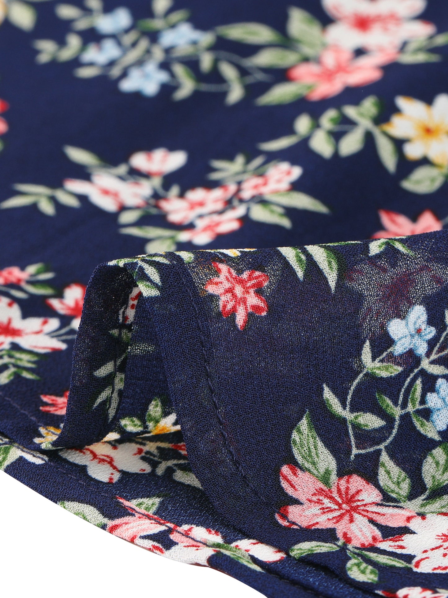 Minifalda skater floral con cintura elástica y dobladillo con volantes en capas para mujer