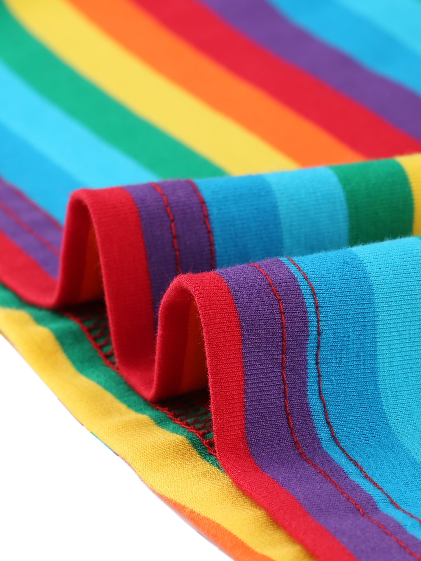 Women Plus Size Rainbow Stripe Cami Sleeveless Stretchy Camisole Summer Top