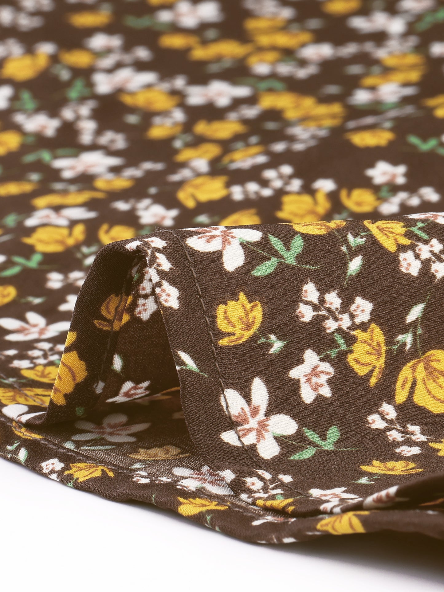 Falda floral de verano de corte A hasta la rodilla para mujer