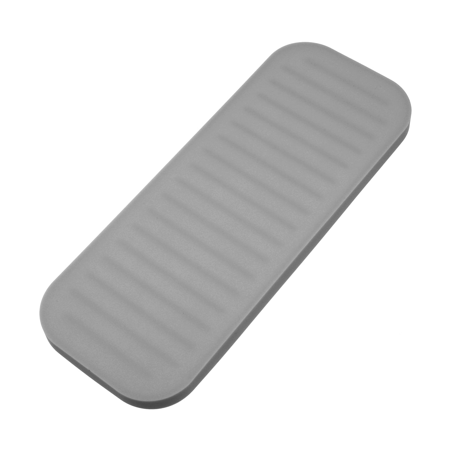 Silicone Soap Dish, Keep Soap Dry for Home Bathroom Kitchen, 23x9cm Dark Gray
