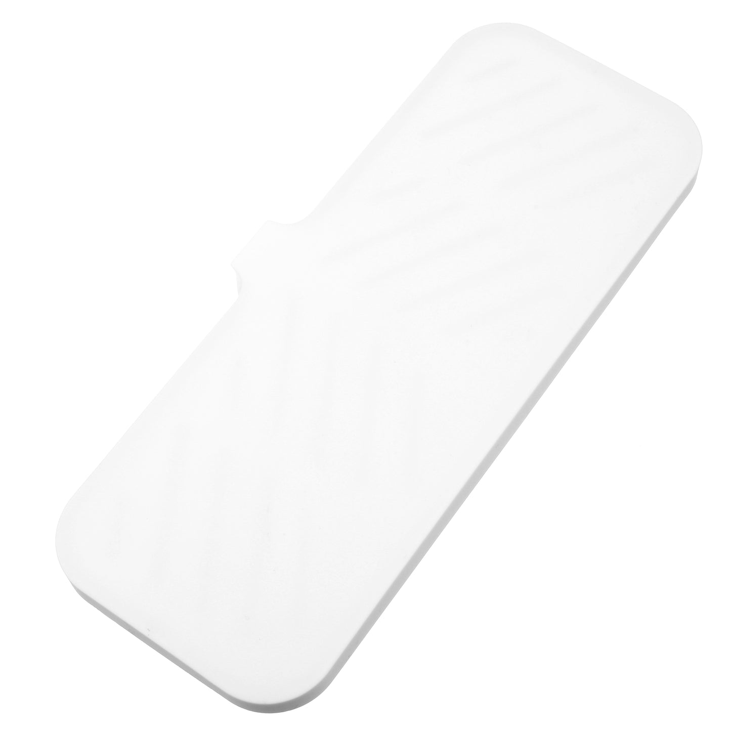 Draining Silicone Soap Dish for Home Bathroom Kitchen, 23x10cm White