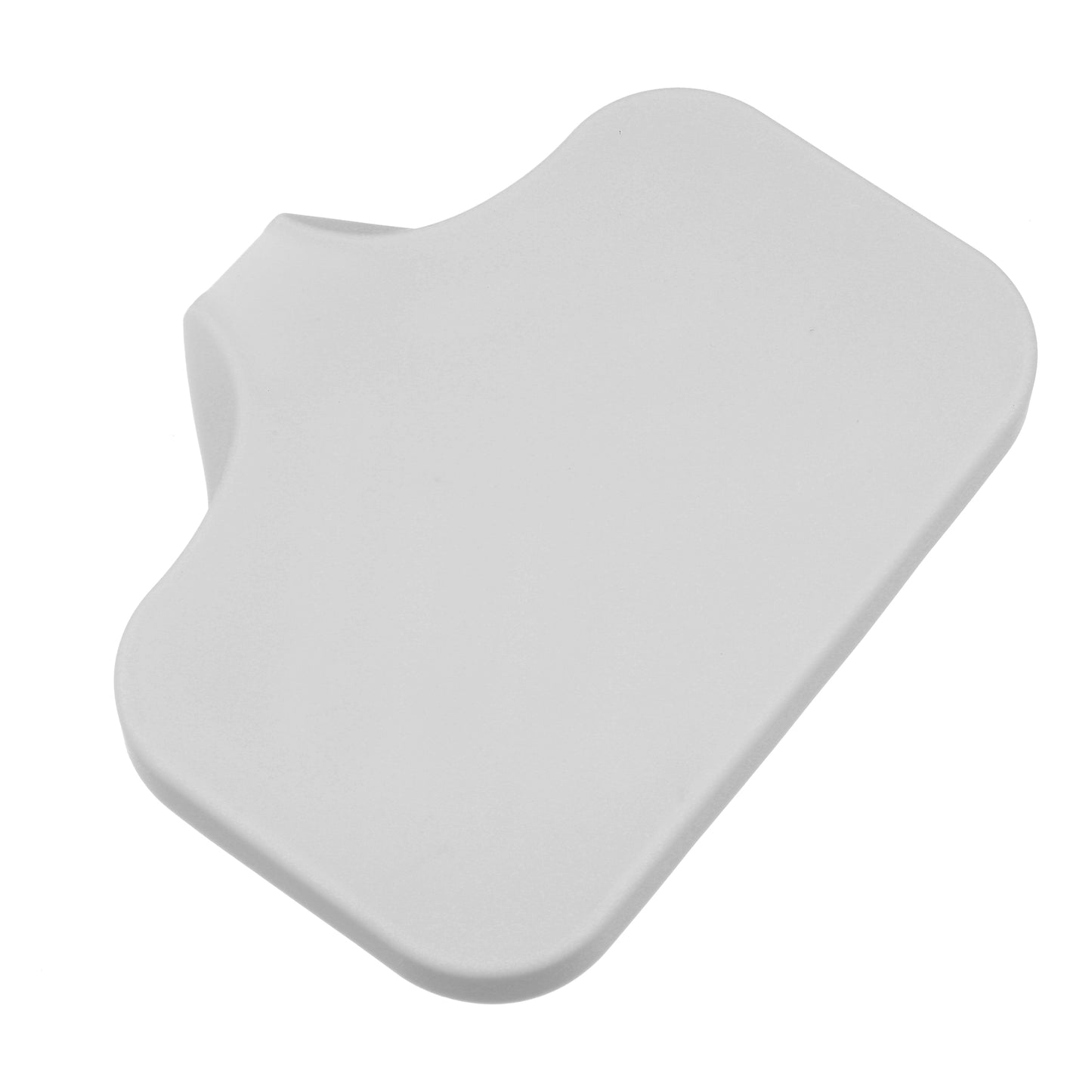 Draining Silicone Soap Dish for Home Bathroom Kitchen, 13.5x10.5cm Light Gray