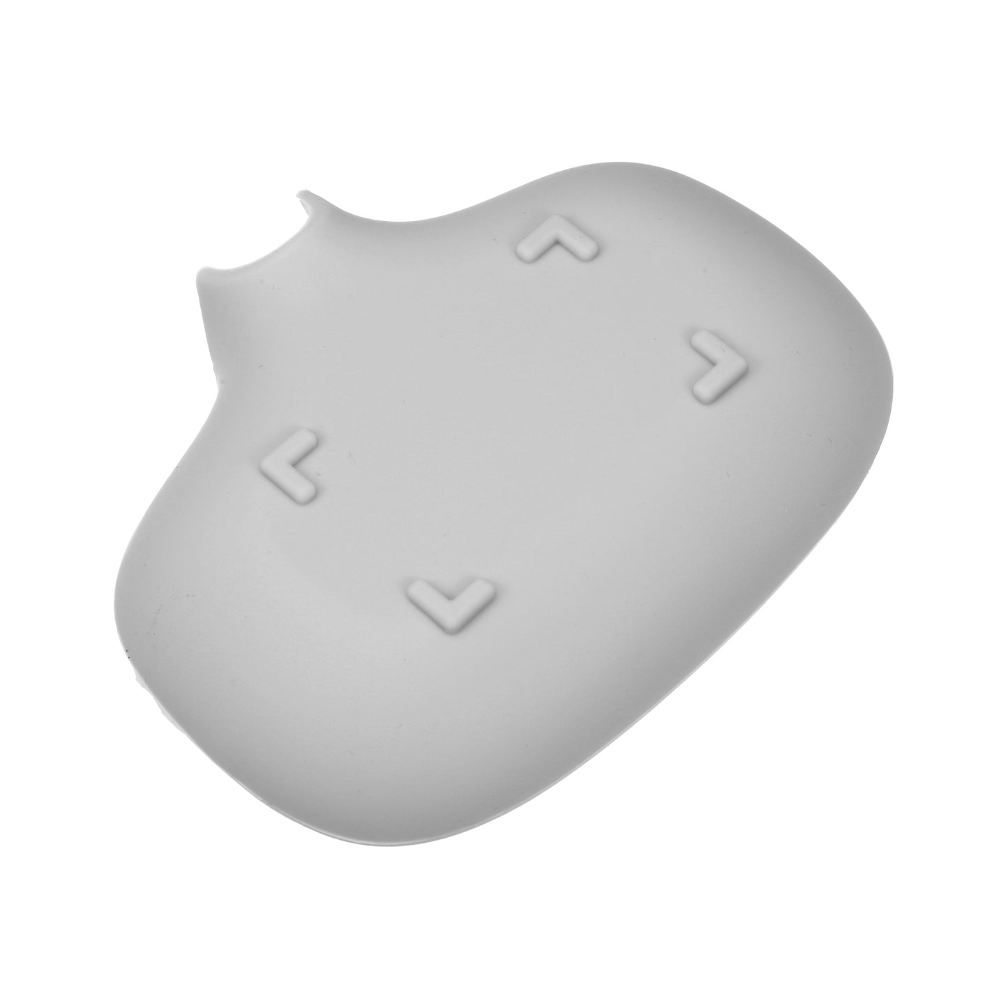 Silicone Soap Dish with Drain, Bathroom Kitchen Soap Tray, 14.5x11.3cm Gray