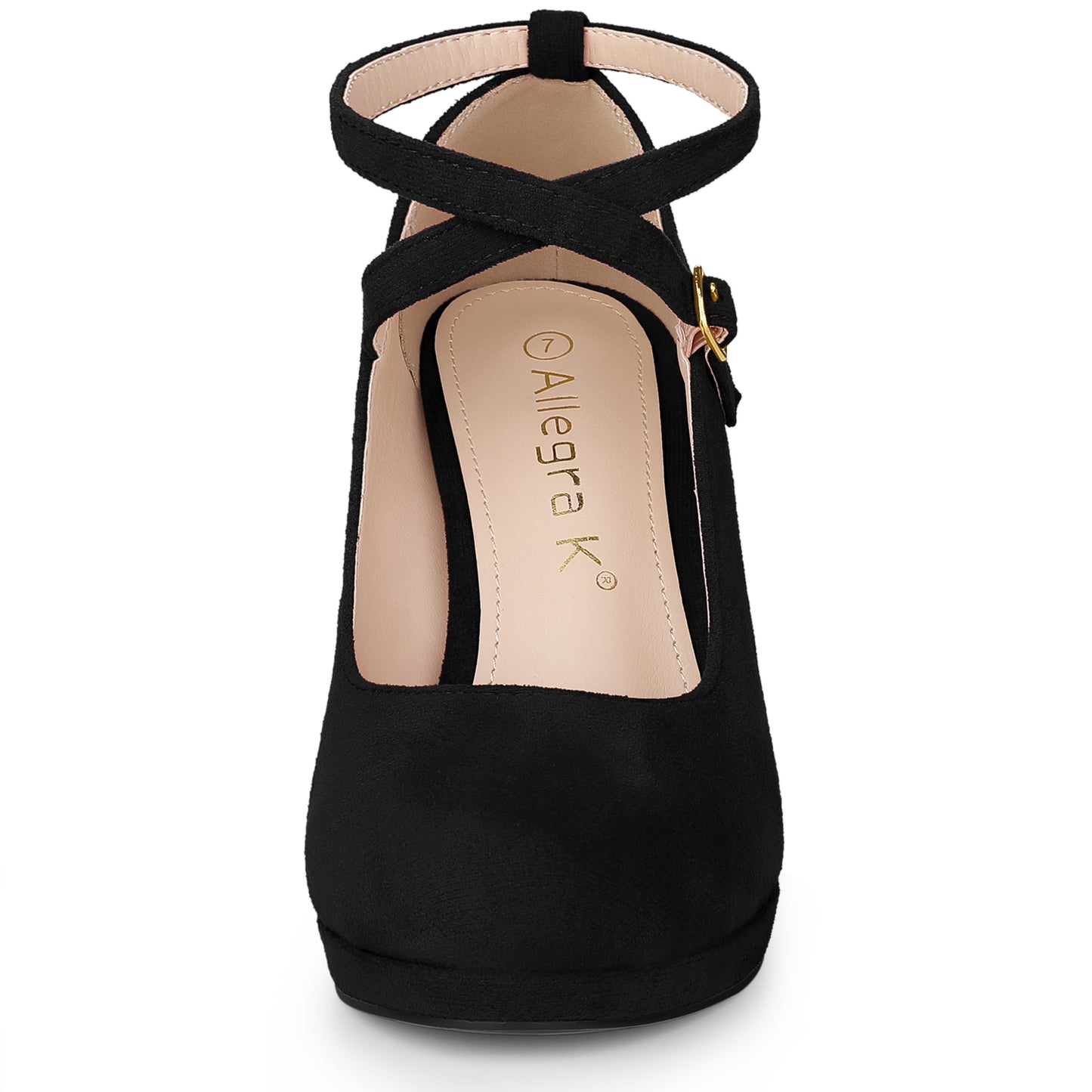 Zapatos Mary Jane con plataforma y tiras cruzadas para mujer