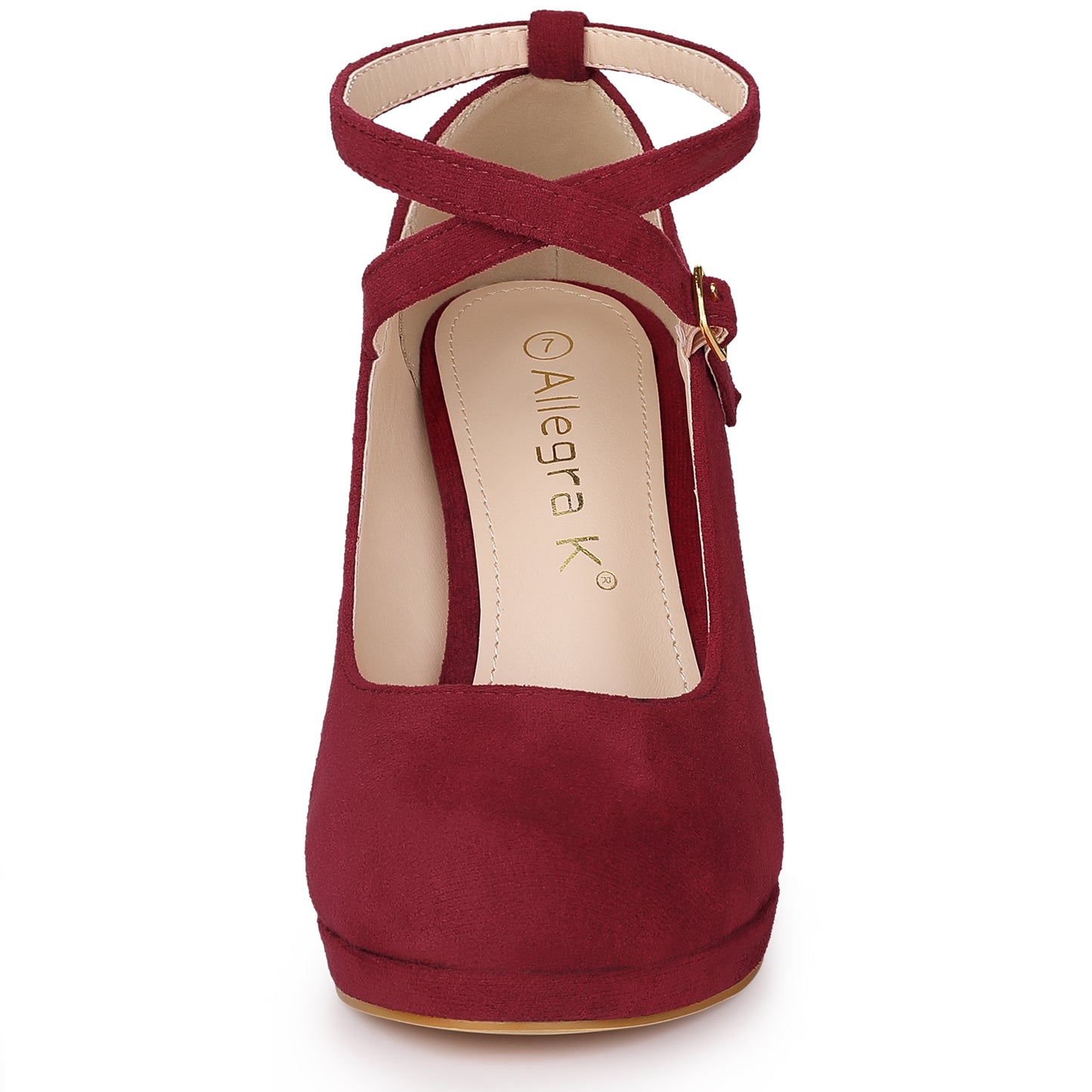 Zapatos Mary Jane con plataforma y tiras cruzadas para mujer