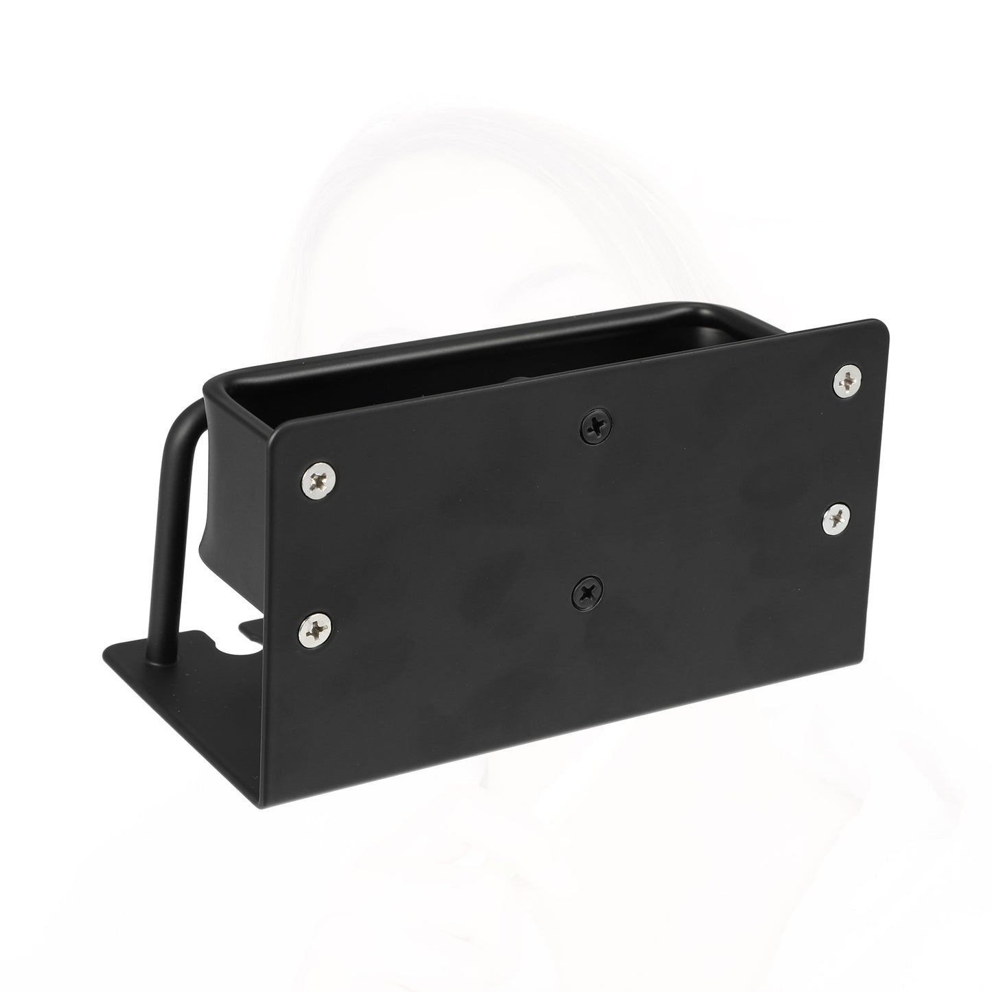 Wall Mounted Toothbrush Toothpaste Holders for Bathroom, 5.51"x2.87"x3.03" Black