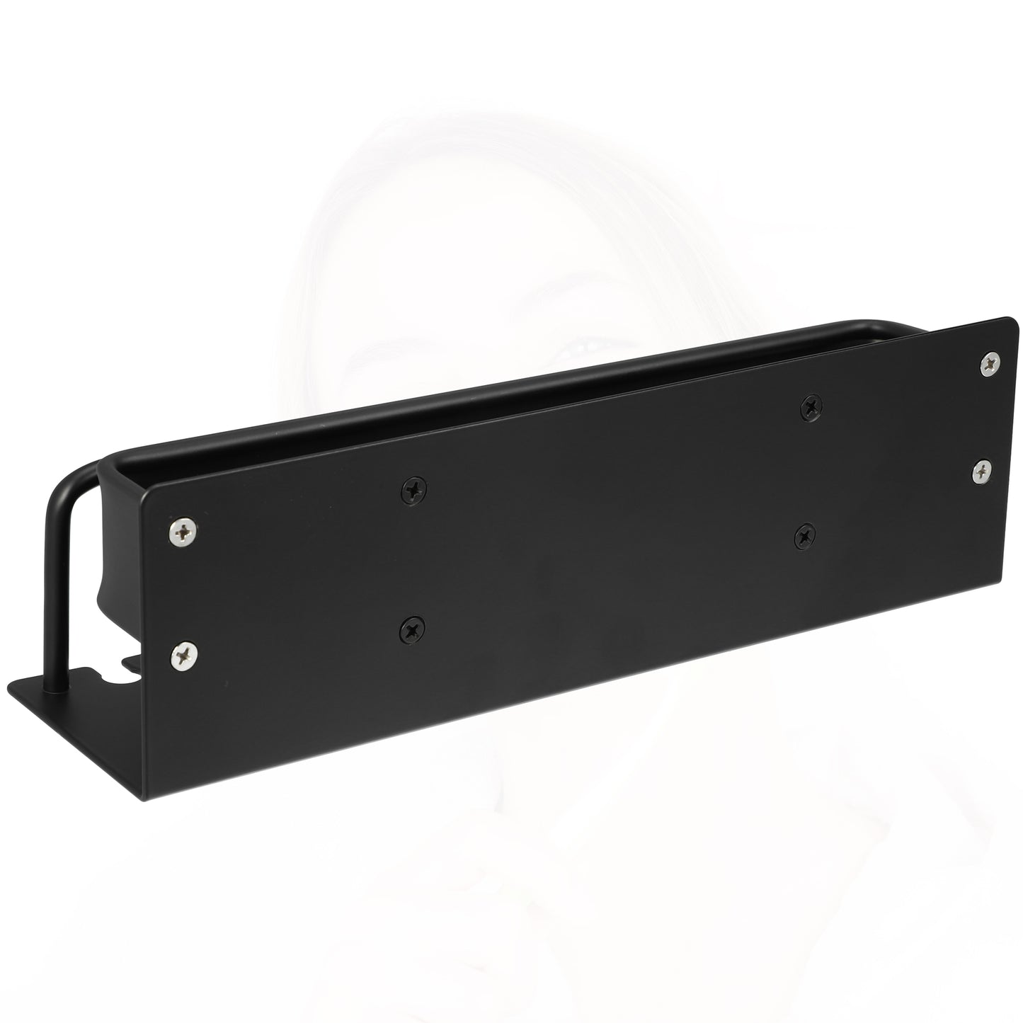 Wall Mounted Toothbrush Toothpaste Holders for Bathroom, 10.24"x2.95"x2.95" Black