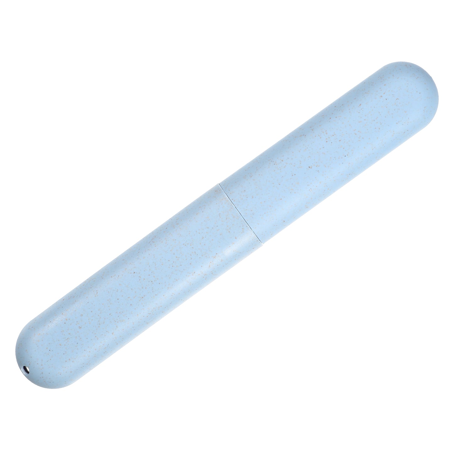 Estuche de viaje para cepillos de dientes, contenedor de viaje de PP, 20,3 x 3,1 x 2,1 cm, azul