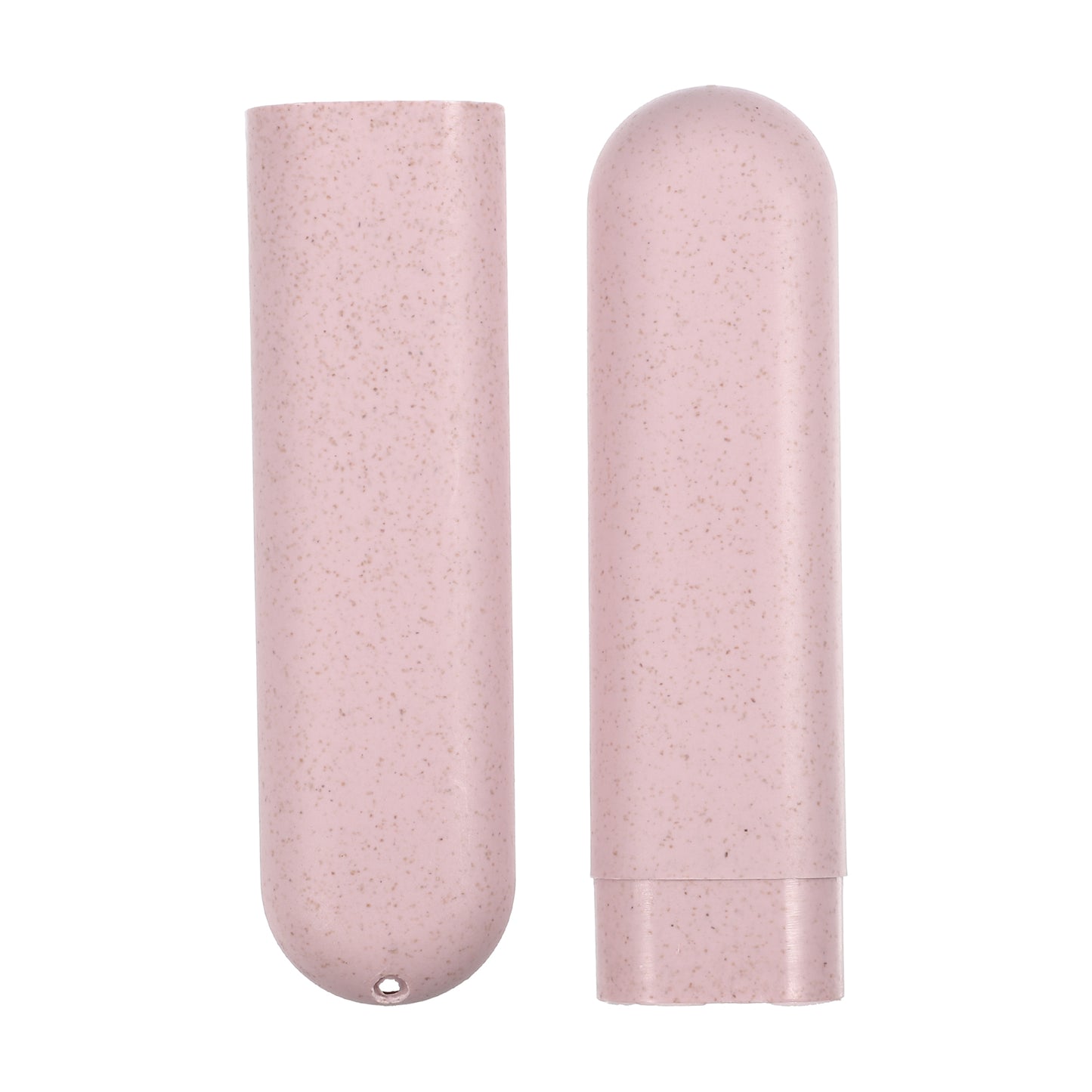 2 Pcs Traveling Toothbrush Case, PP Toothbrush Travel Container, 8.07"x1.22"x0.83" Green, Pink