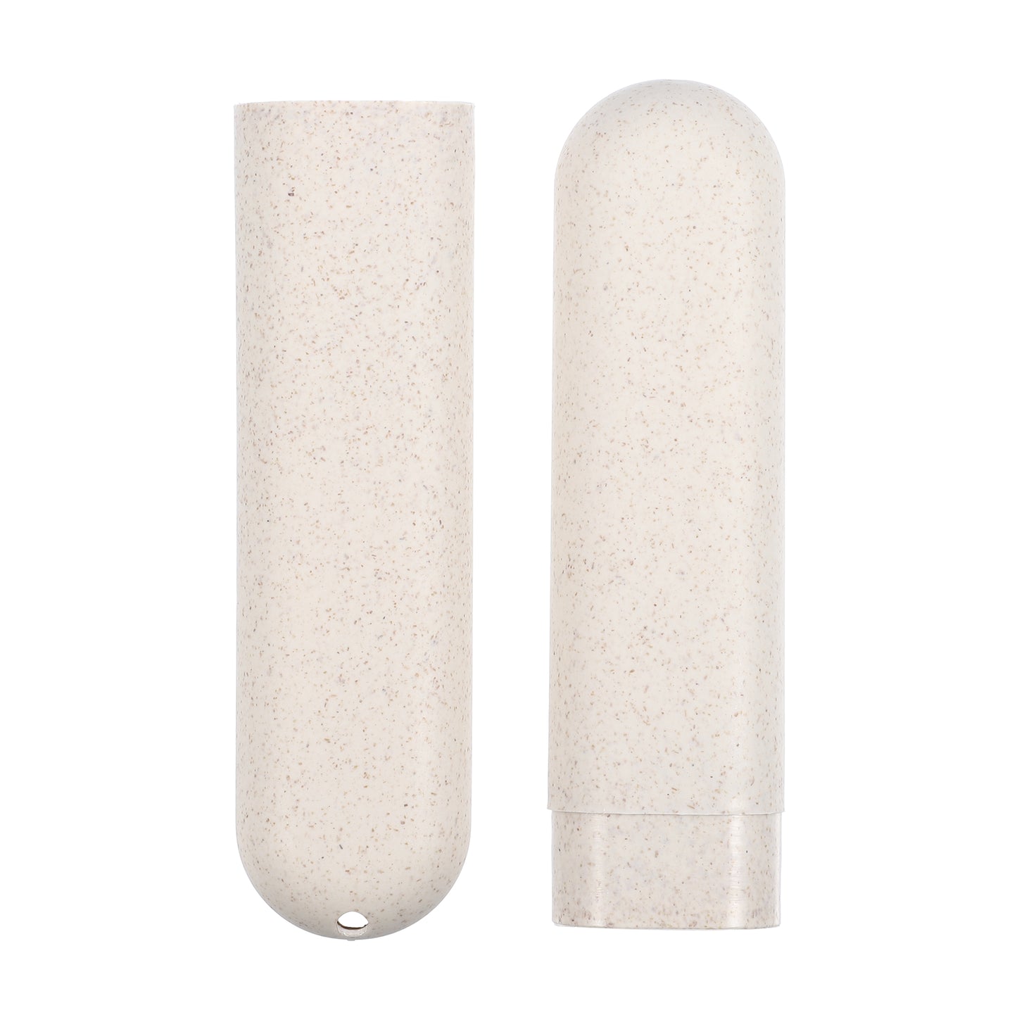 4 Pcs Traveling Toothbrush Case, PP Toothbrush Travel Container, 8.07"x1.22"x0.83" Green, Beige