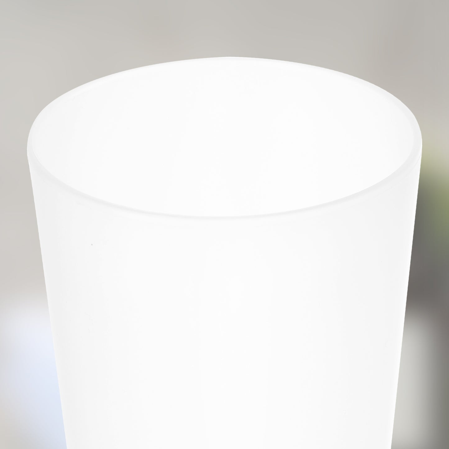 2 Pcs Solid Bathroom Toothbrush Tumblers PP Cup for Bathroom Kitchen, 4.52"x3.03" Clear