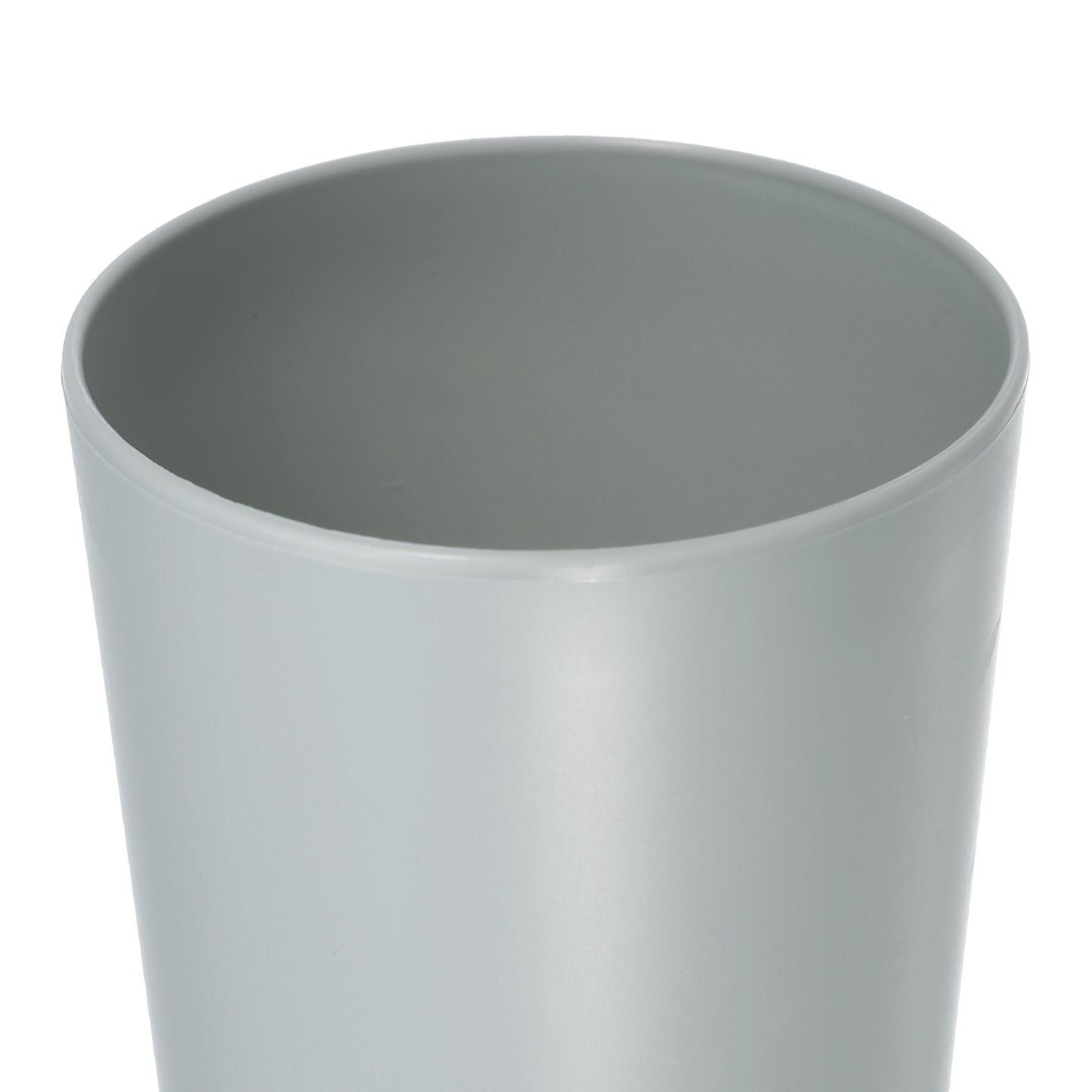 2 Pcs Solid Bathroom Toothbrush Tumblers PP Cup for Bathroom Kitchen, 4.52"x3.03" Gray