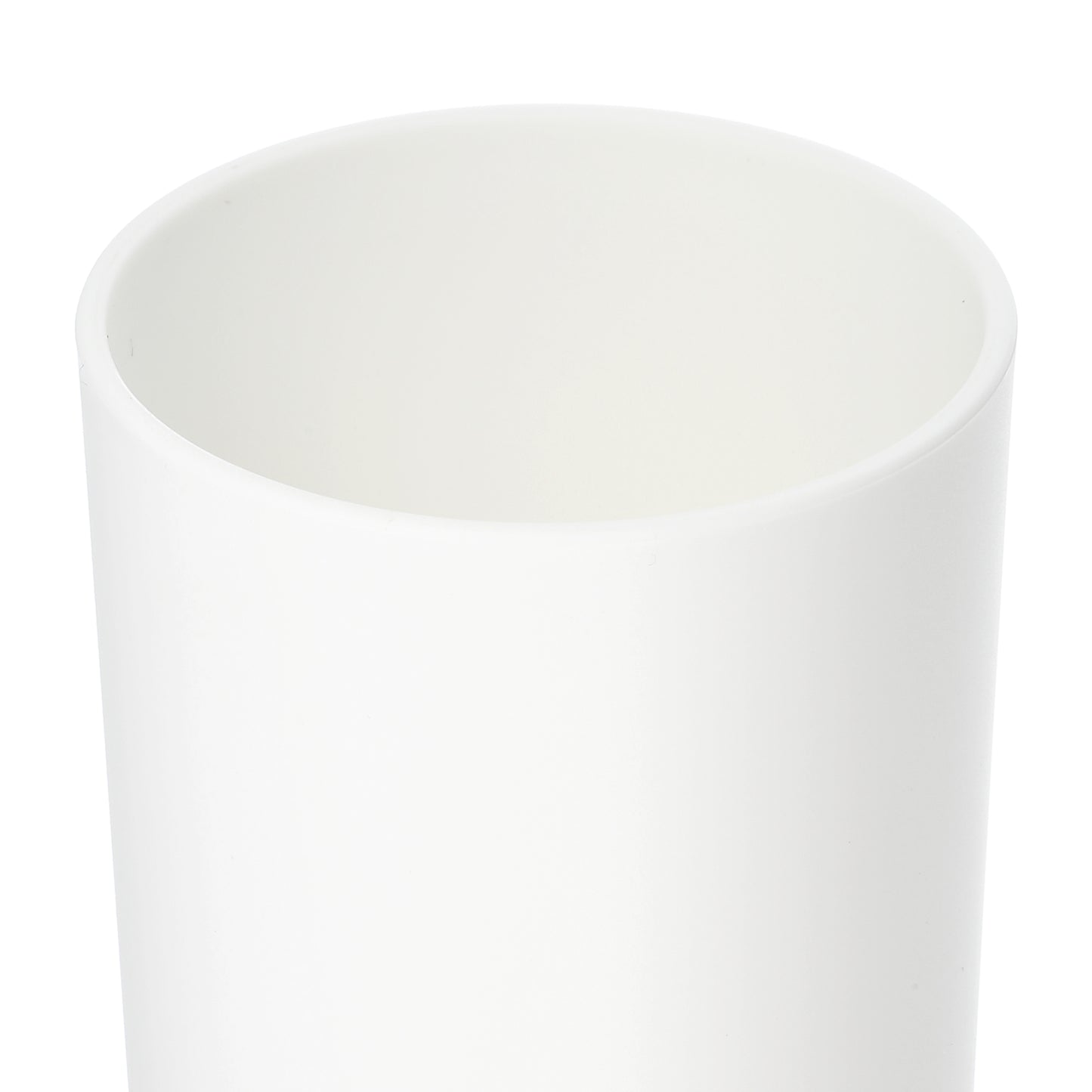 2 Pcs Bathroom Toothbrush Tumblers PP Cup , 4.05"x2.91" White Gray