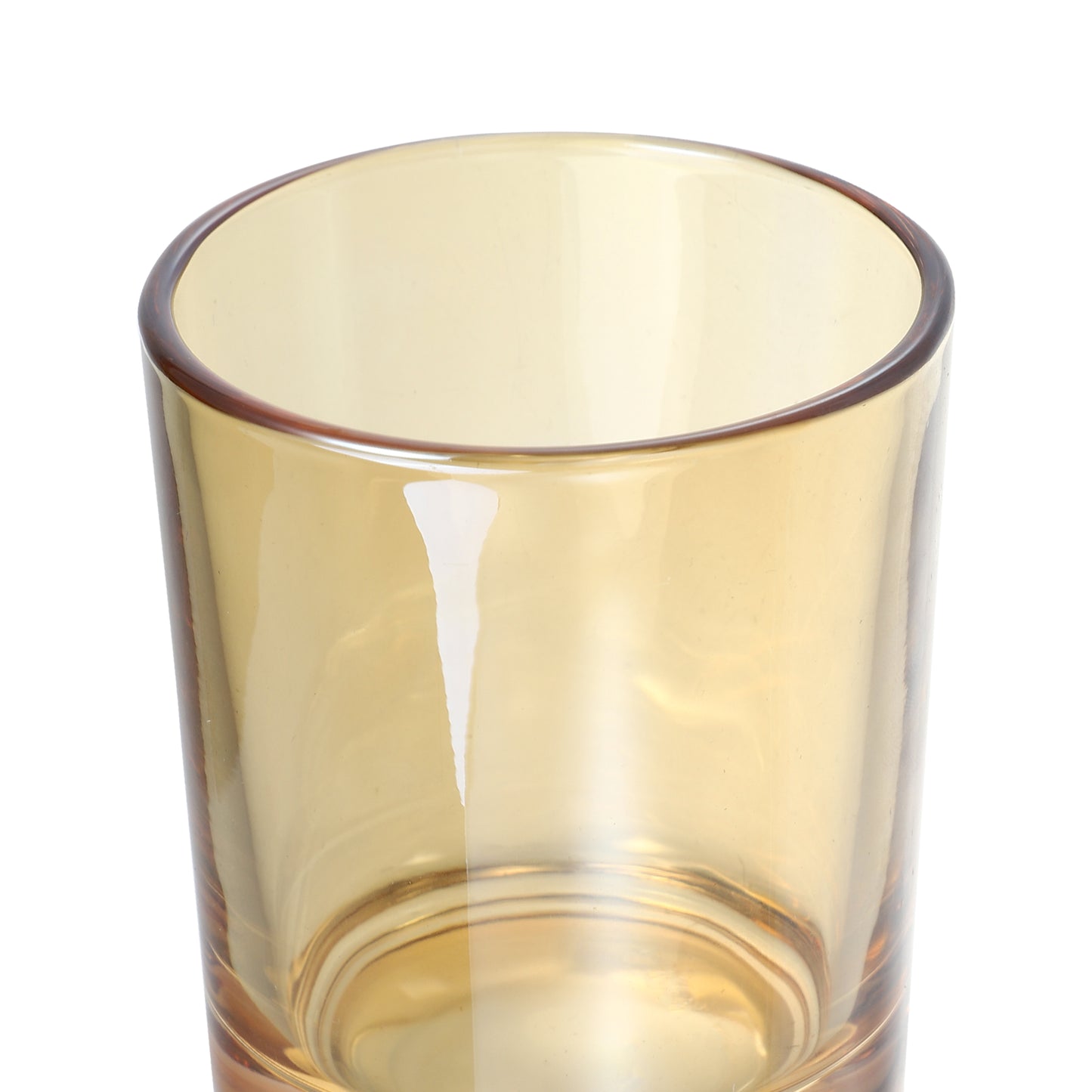 2 Pcs Bathroom Tumblers Toothbrush Glass Cup, 4.92"x3.03" moke Gray Amber