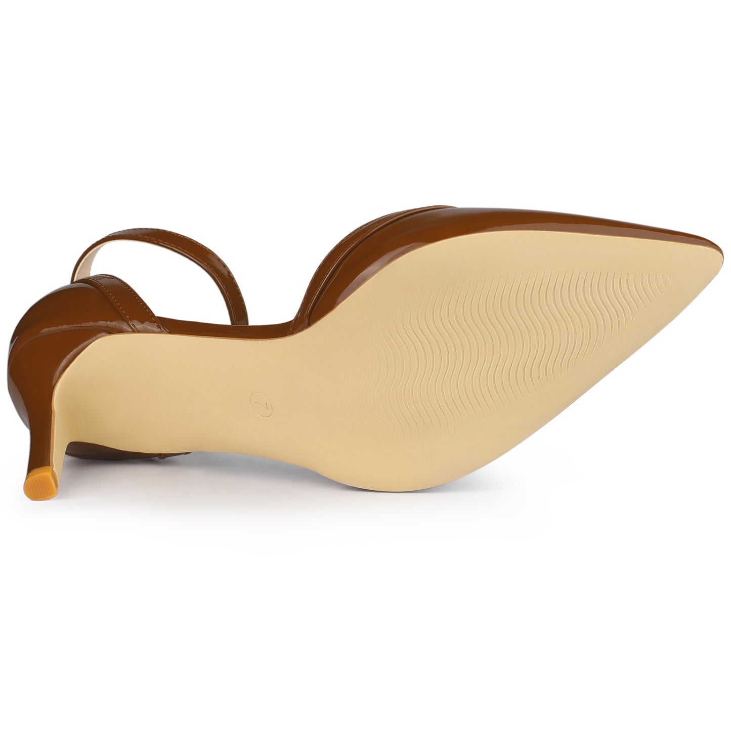 Zapatos de tacón alto de aguja con punta puntiaguda para mujer, con tiras en el tobillo, para boda, novia, fiesta de noche
