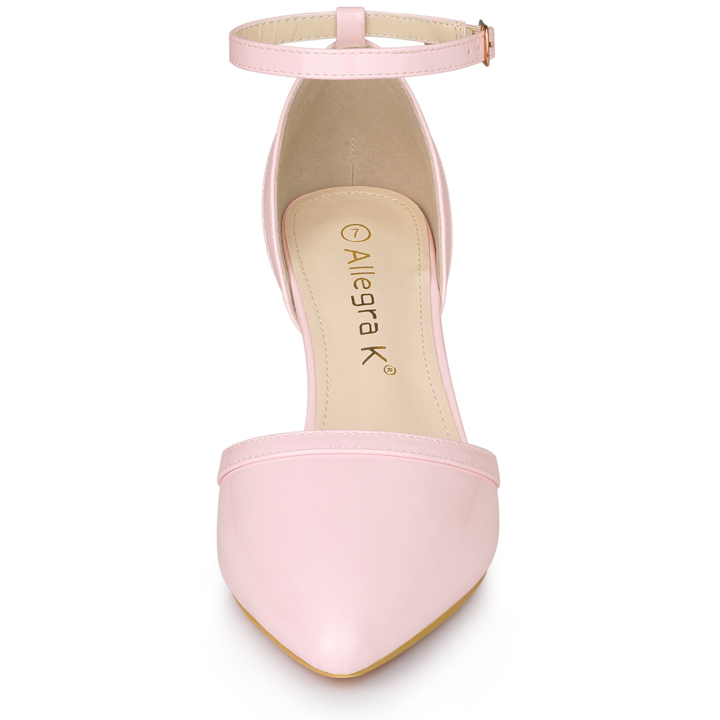 Zapatos de tacón alto de aguja con punta puntiaguda para mujer, con tiras en el tobillo, para boda, novia, fiesta de noche
