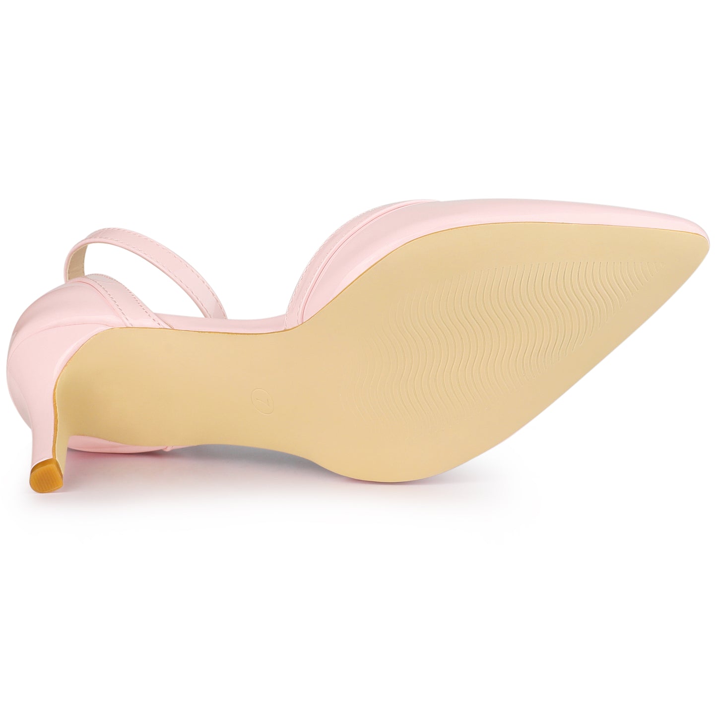 Zapatos de tacón alto de aguja con punta puntiaguda para mujer, con tiras en el tobillo, para boda, novia, fiesta de noche