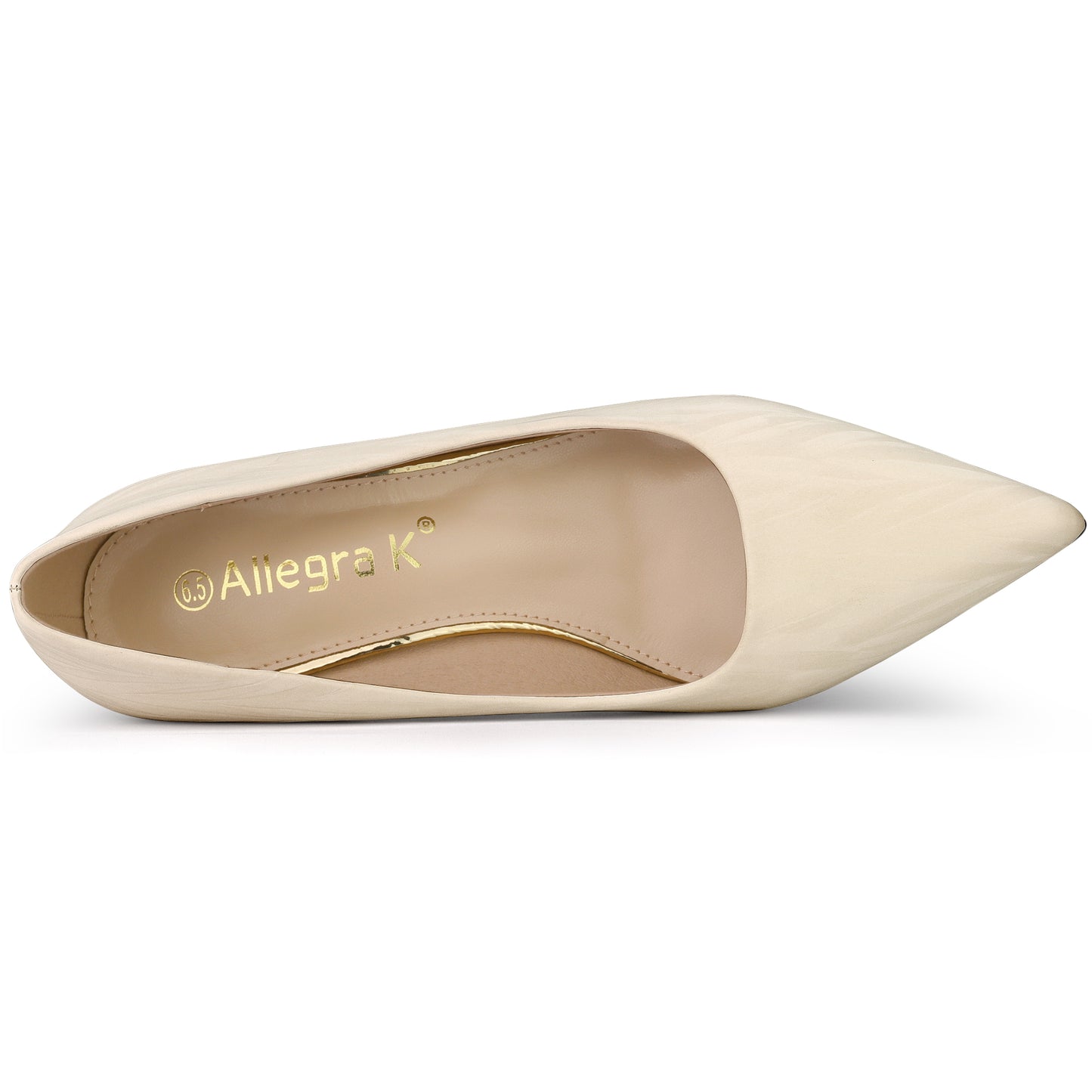 Zapatos de tacón bajo con punta puntiaguda y estampado de hojas para mujer