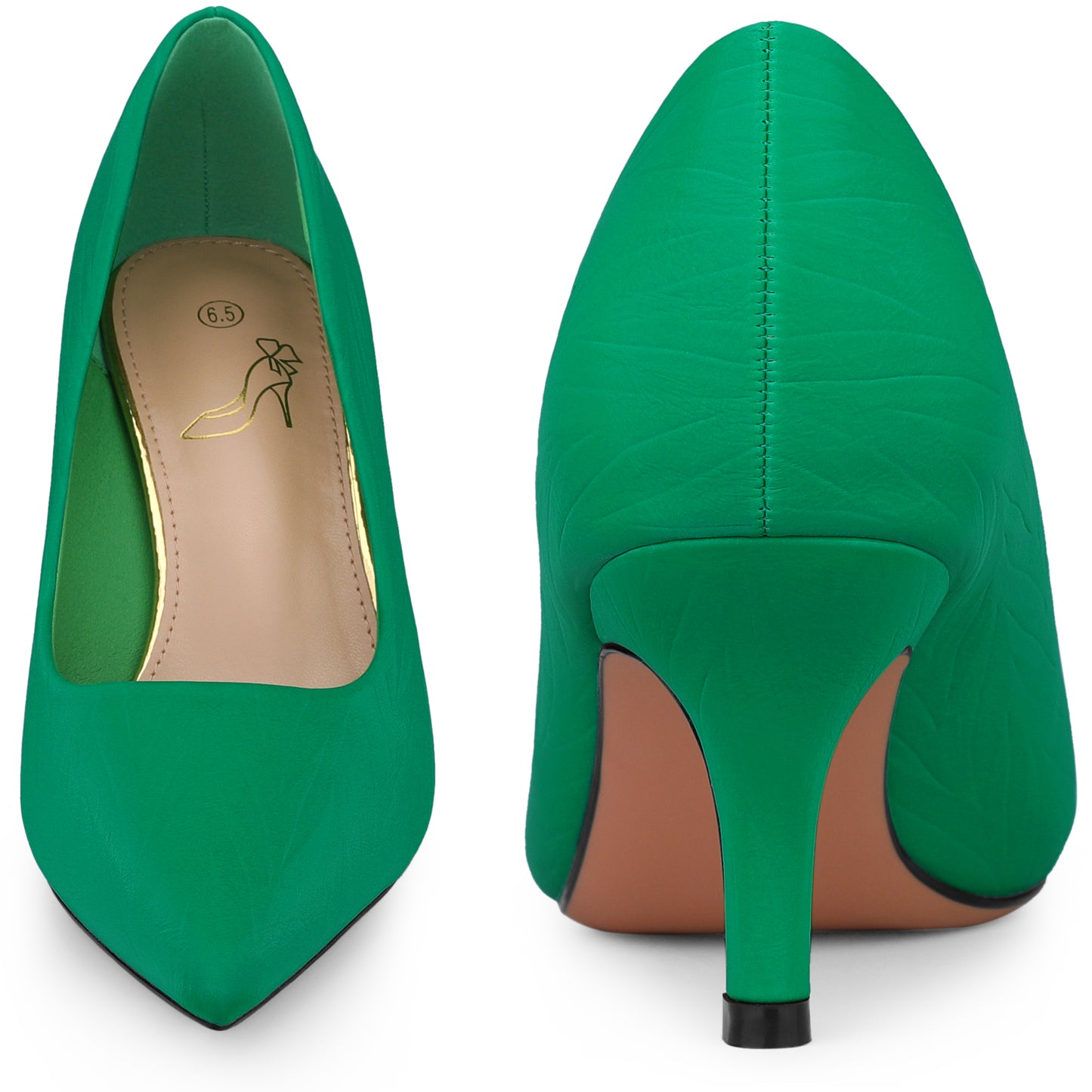 Zapatos de tacón alto con punta puntiaguda para mujer, color rojo, con estampado de hojas, para boda y vestido clásico.