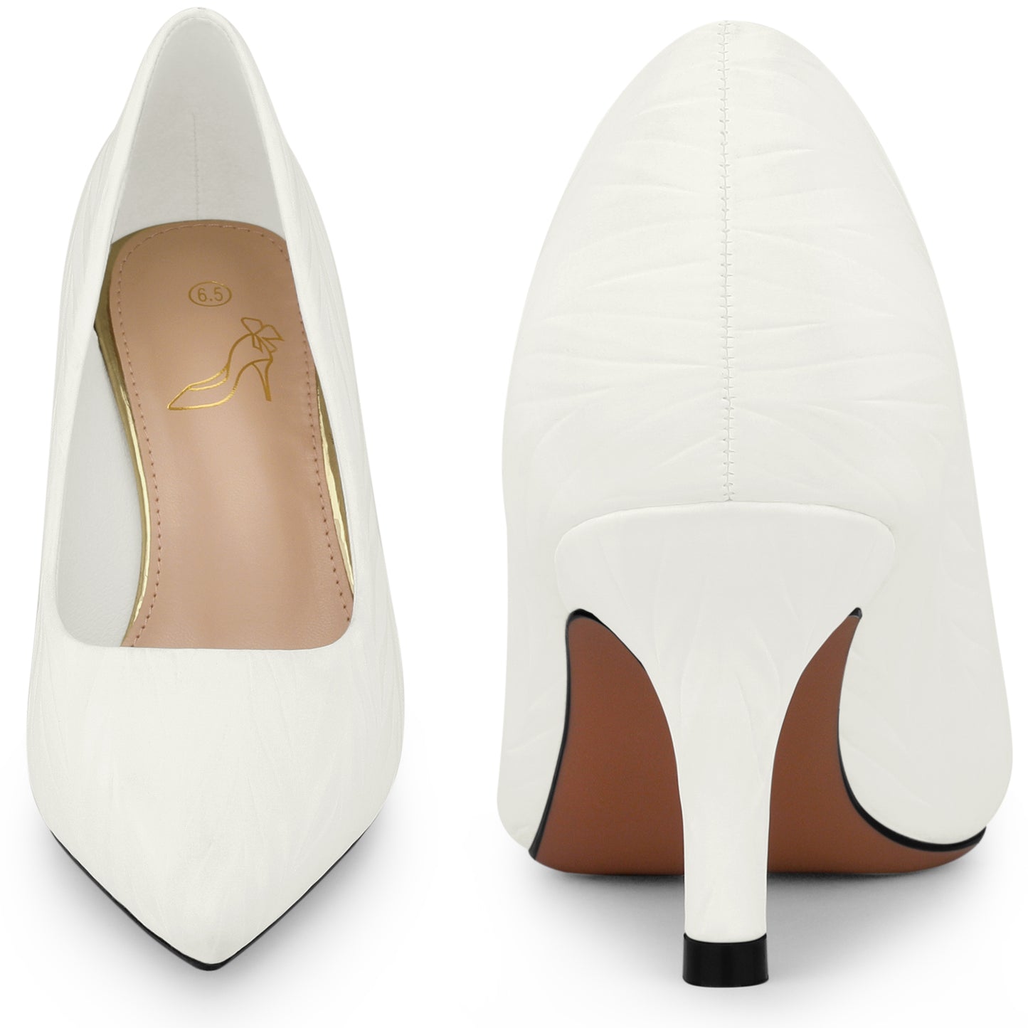 Zapatos de tacón alto con punta puntiaguda para mujer, color rojo, con estampado de hojas, para boda y vestido clásico.