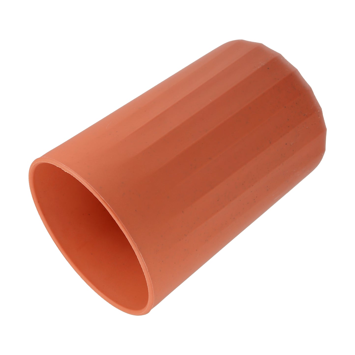 Vaso de baño de paja de trigo, 10 x 7 cm, color naranja