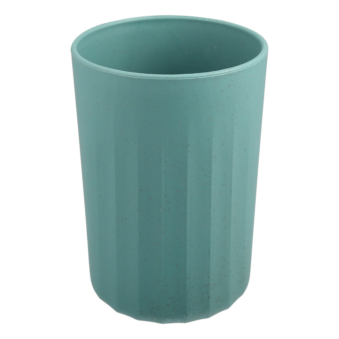 1 Pc Bathroom Tumbler, Wheat Straw Cup for Bathroom 4.09"x2.80" Deep Green
