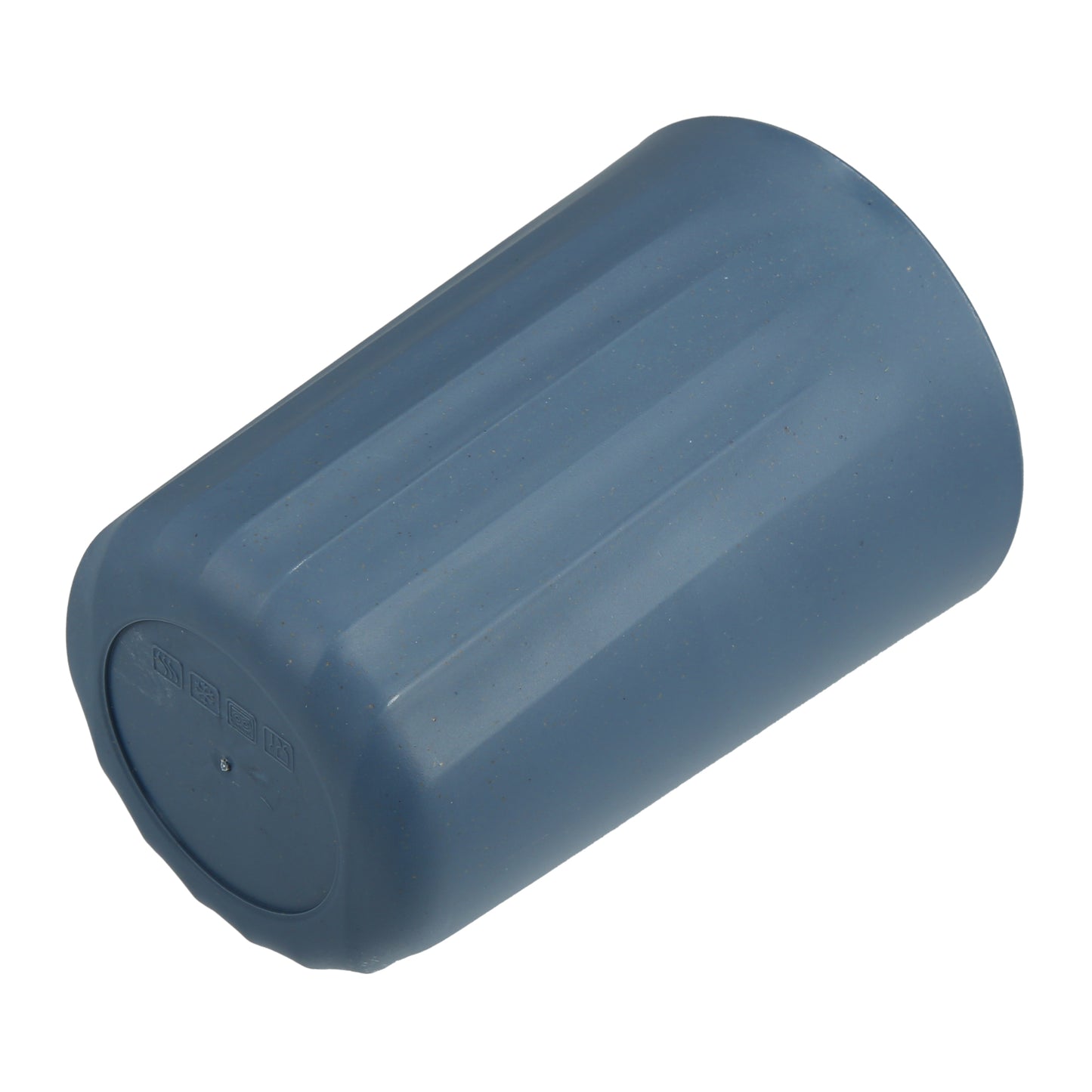 1 Pc Bathroom Tumbler, Wheat Straw Cup for Bathroom 4.09"x2.80" Deep Blue